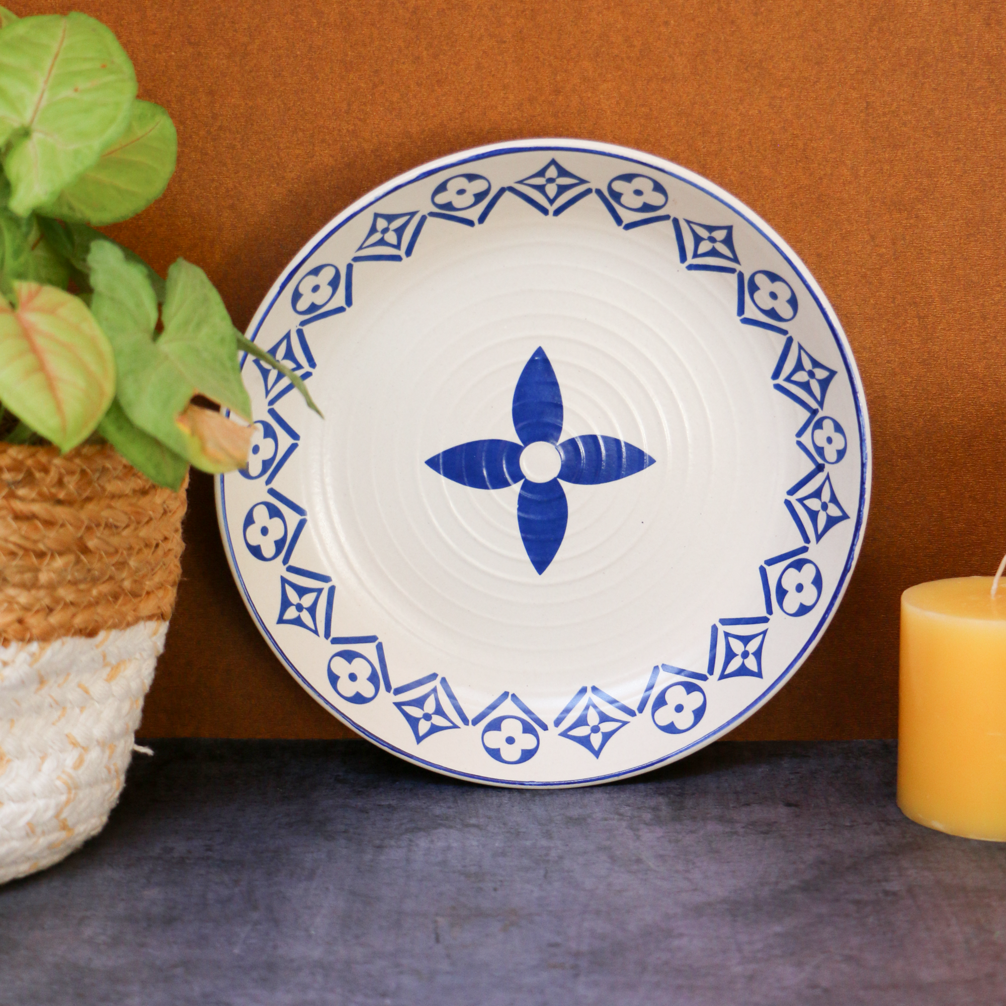 Ambi Stoneware Large Decal Platter 23 cm