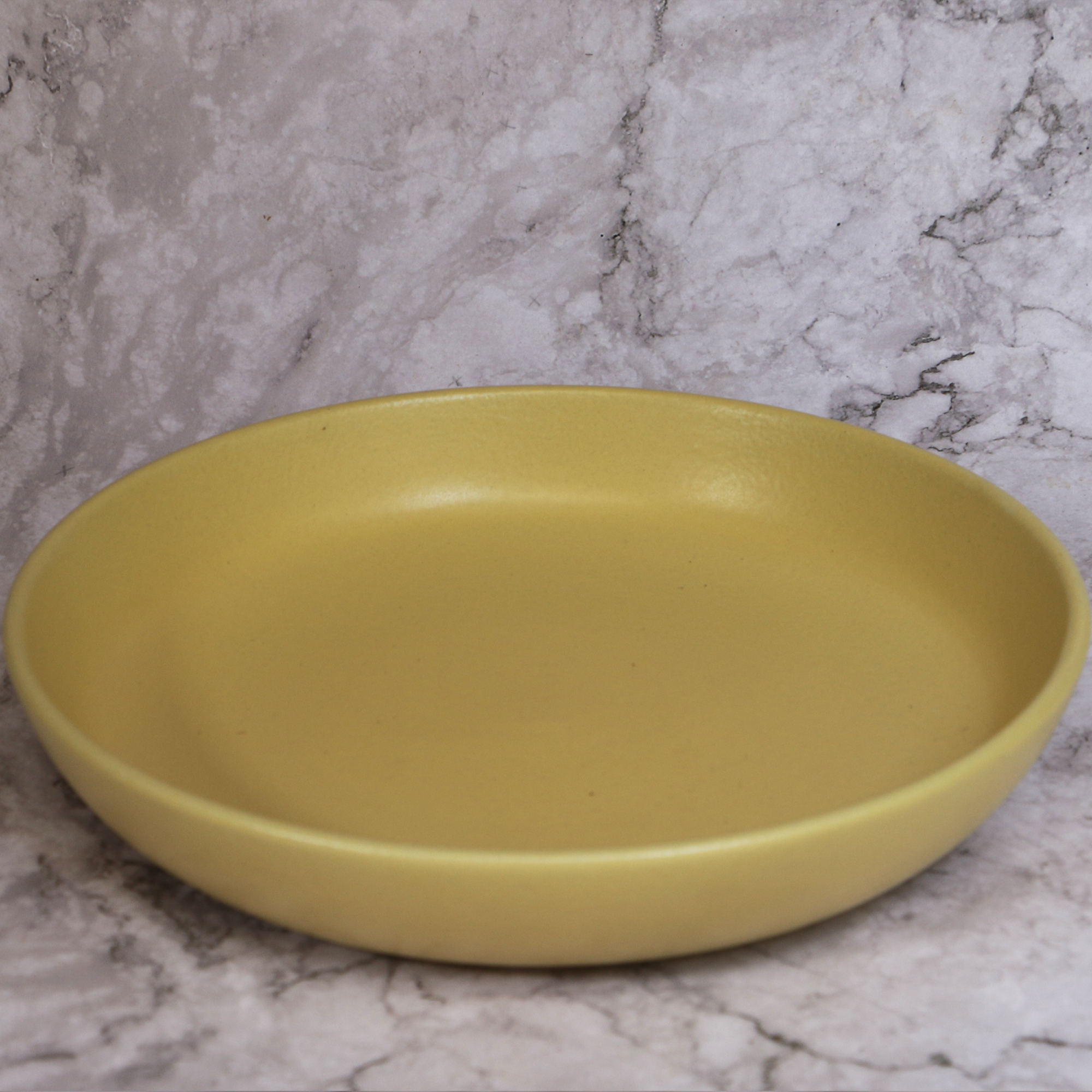 2026 - Ambi Stoneware Lemon Shallow Bowl 8 inch