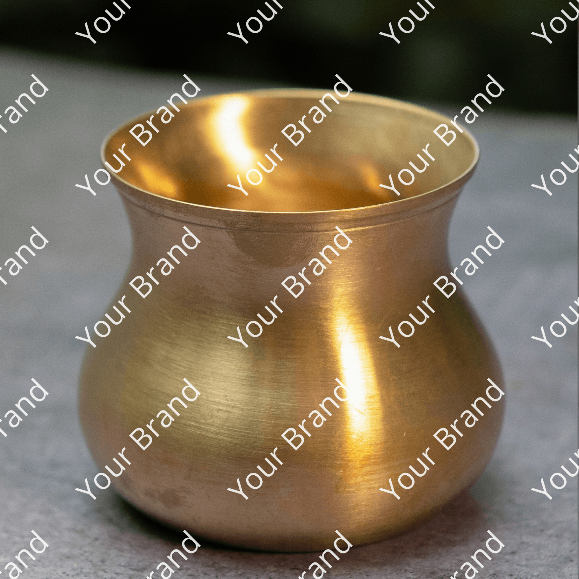 100% Pure and Elegant Brass Lota Medium - 250 ML Capacity - Puja / Suryanamaskar