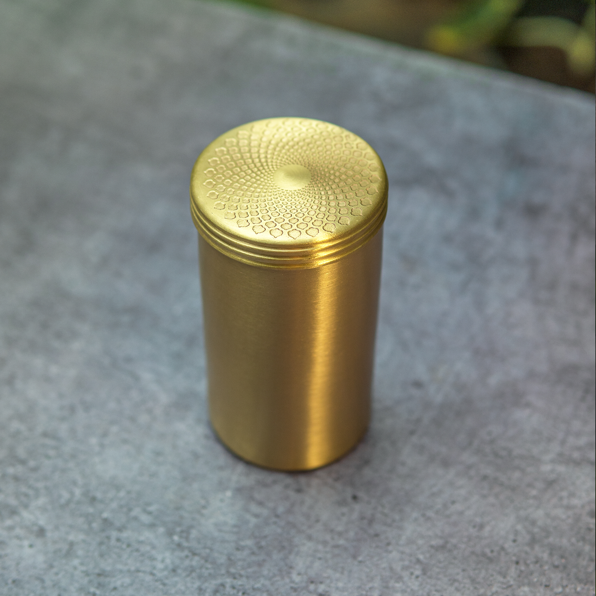 Pure Brass Storage Spice Box 4 Inch - Set of 2 boxes