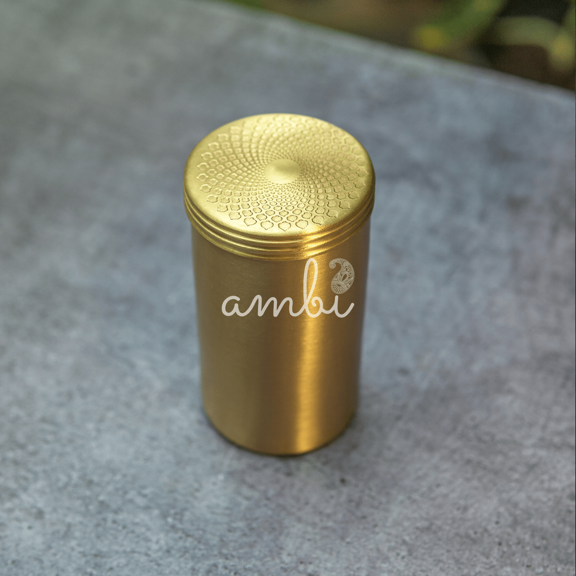 Pure Brass Storage Spice Box 4 Inch - Set of 2 boxes