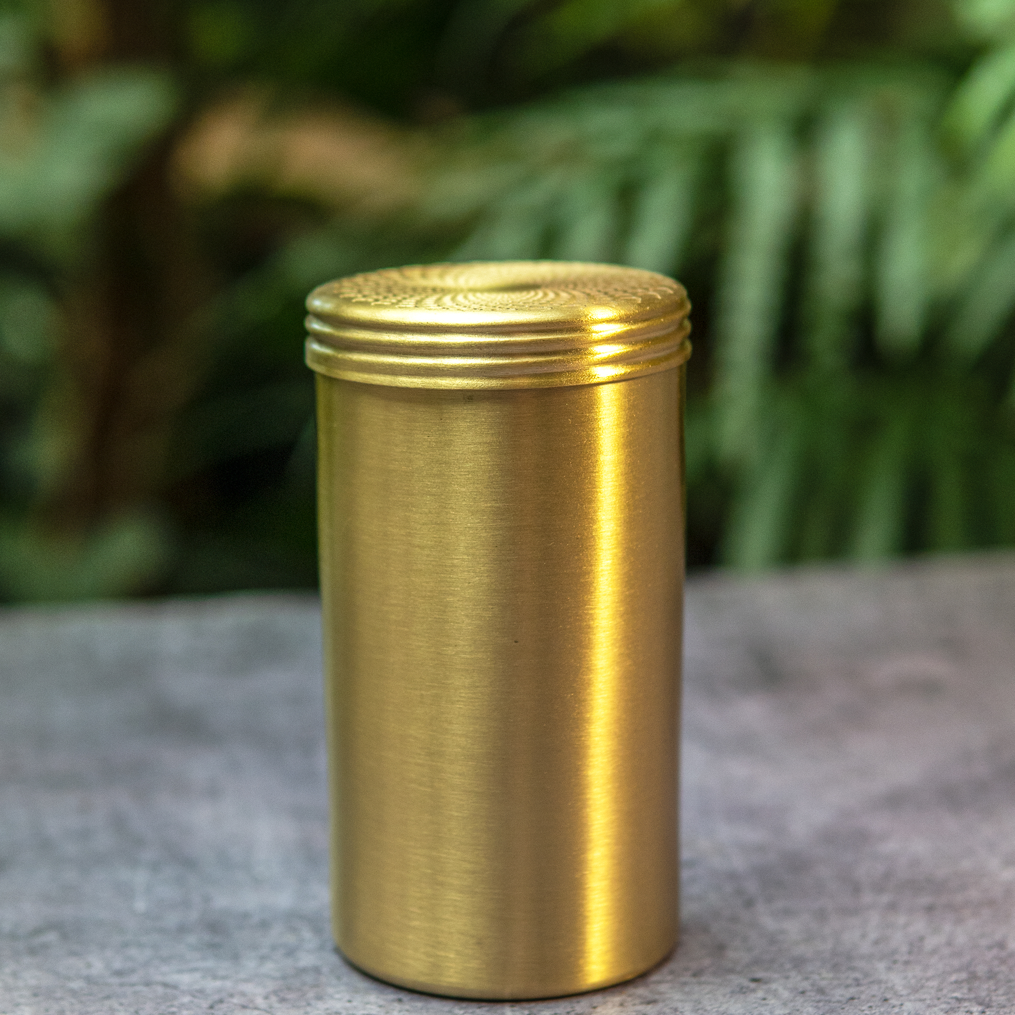 Pure Brass Storage Spice Box 4 Inch - Set of 2 boxes