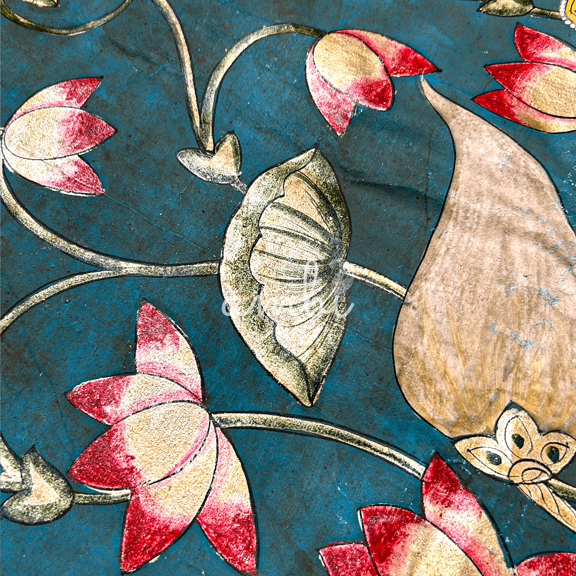 2026 - Pichwai Art - Handmade Sharath Utsav Shreenathji Pichwai Painting