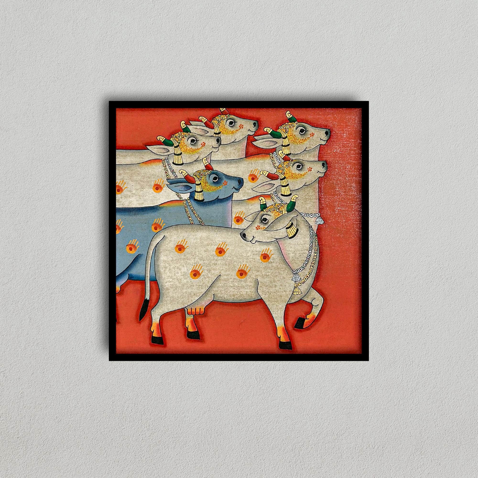 Hand Painted Pichwai Painting with Frame