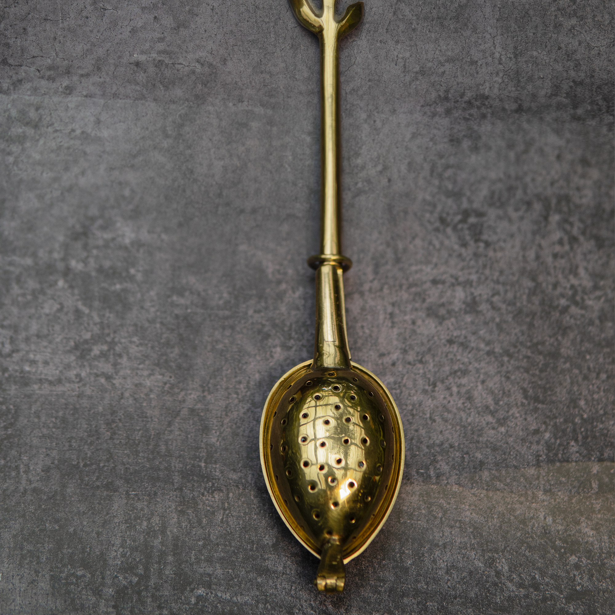 Floral Elegance Brass Tea Infuser