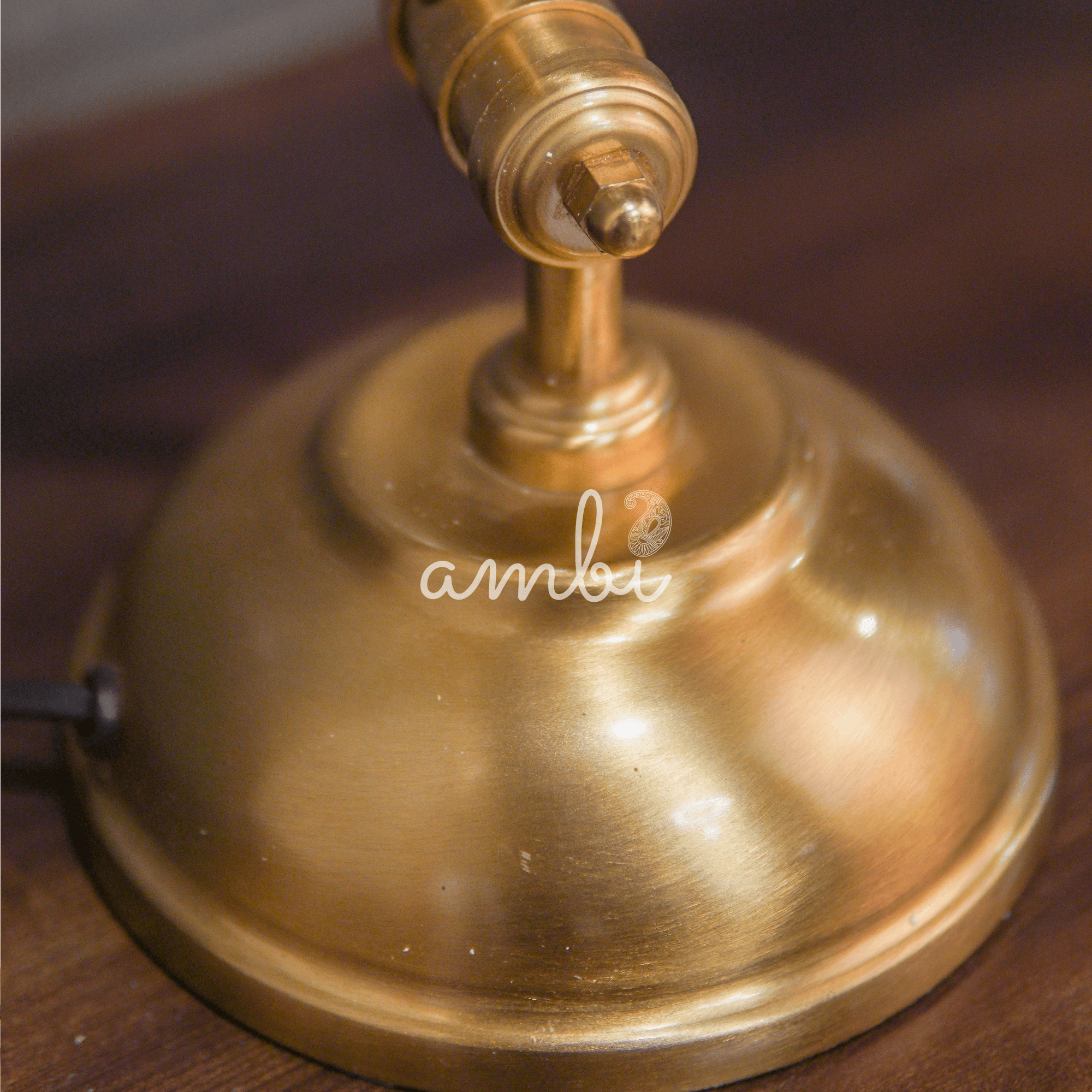 Beautiful Pure Brass Home décor Gold Round Table Lamp