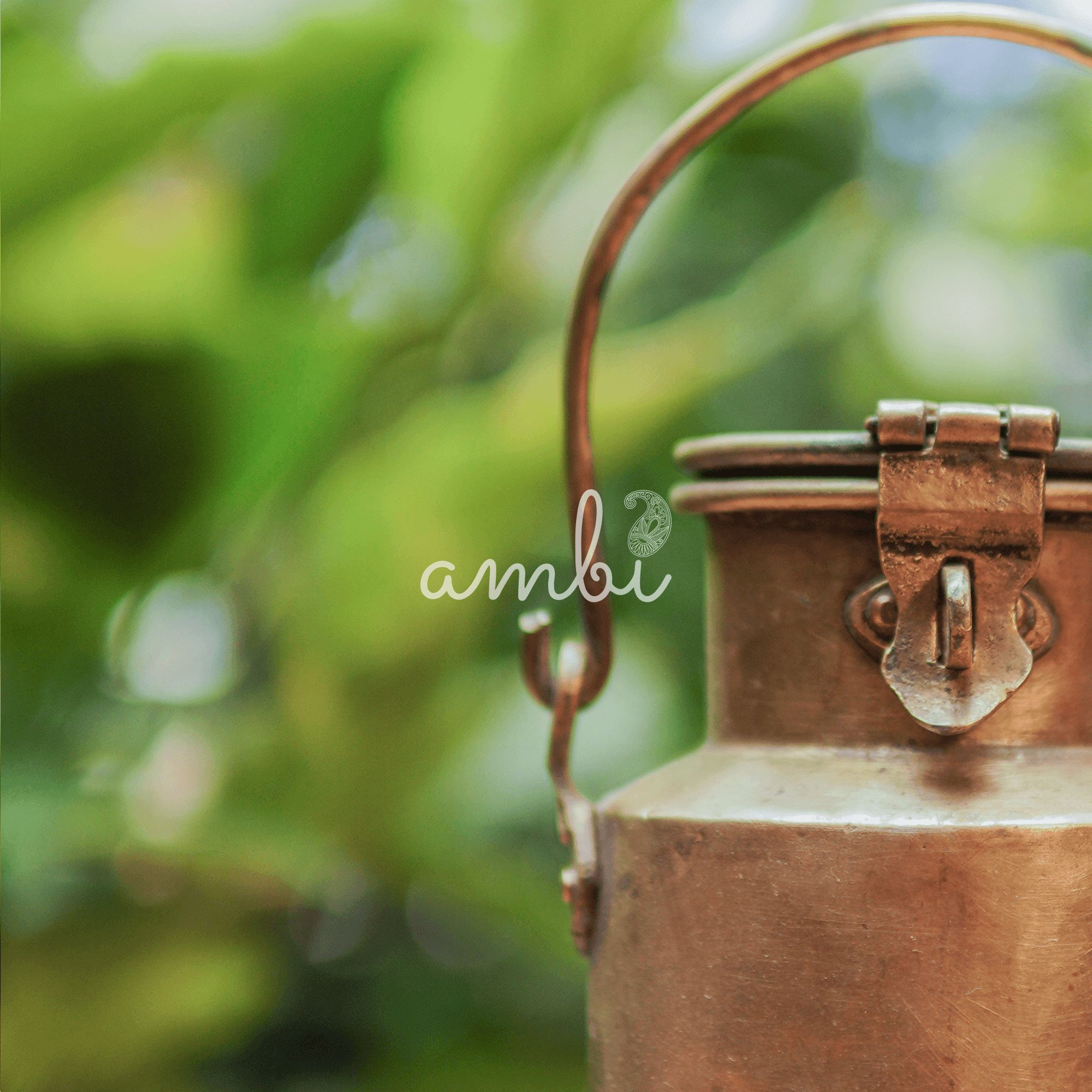 Handcrafted Vintage Brass Milk Can Bharni - Large