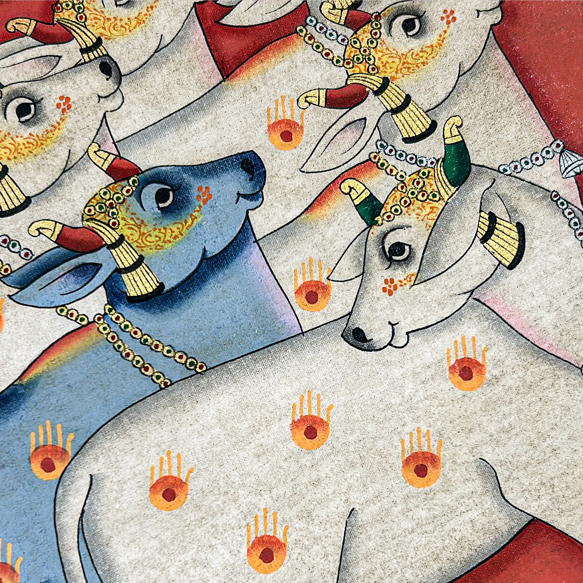 Hand Painted Pichwai Painting with Frame