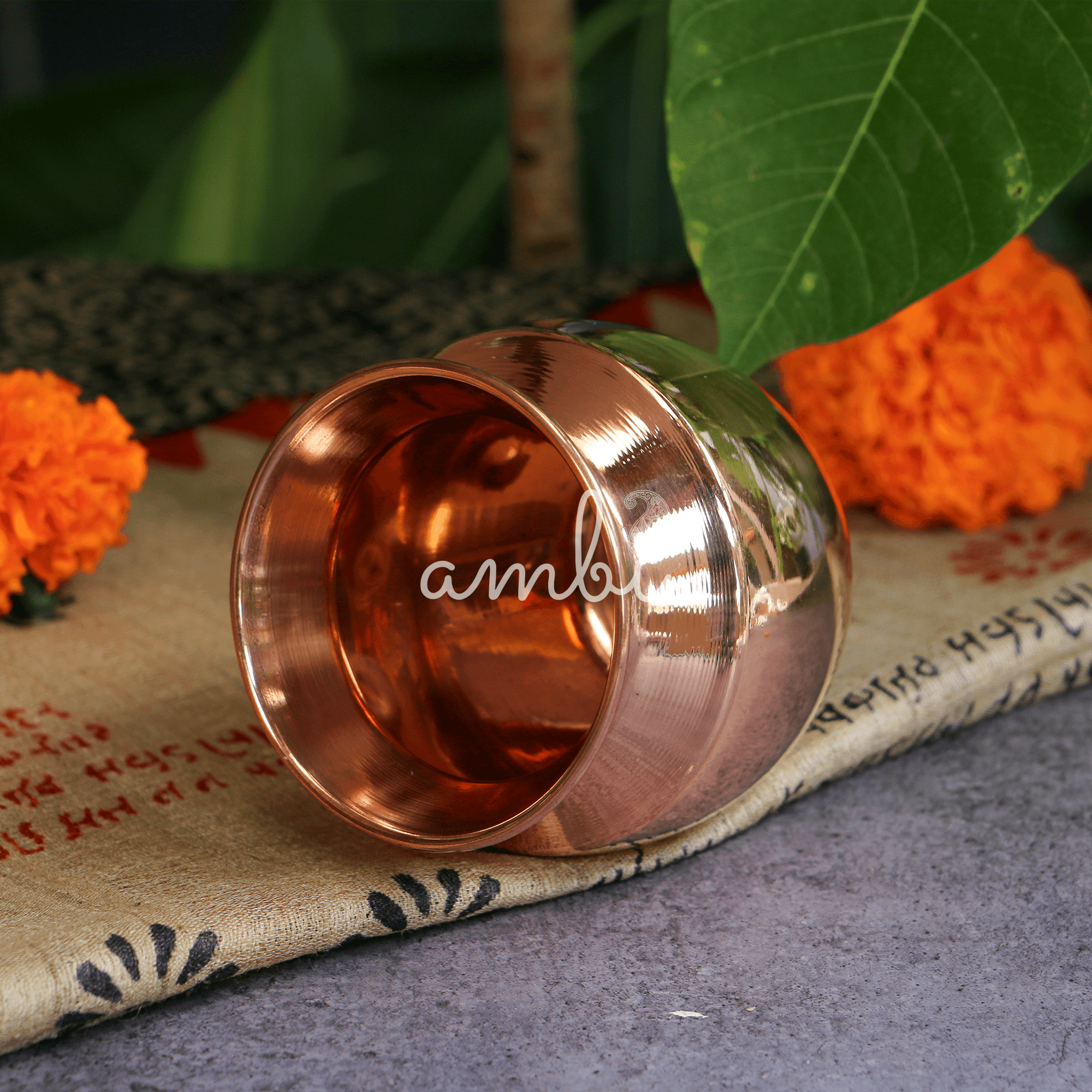 100% Pure Copper Traditional Water Kalash / Lota / Matka - No 1 Size - 600 ML