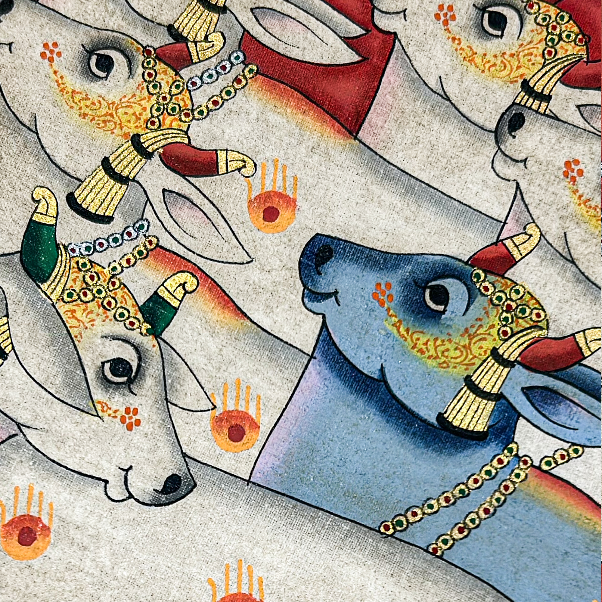 Hand Painted Pichwai Painting with Frame