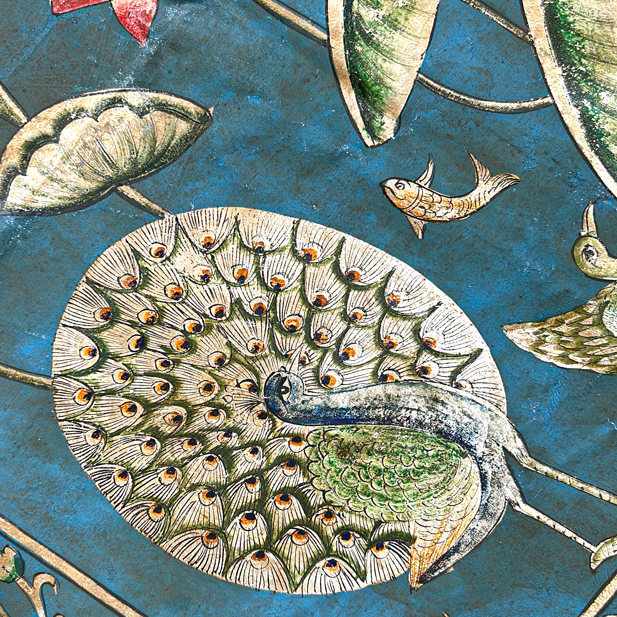 2025 - Pichwai Art - Handmade Sharath Utsav Shreenathji Pichwai Painting