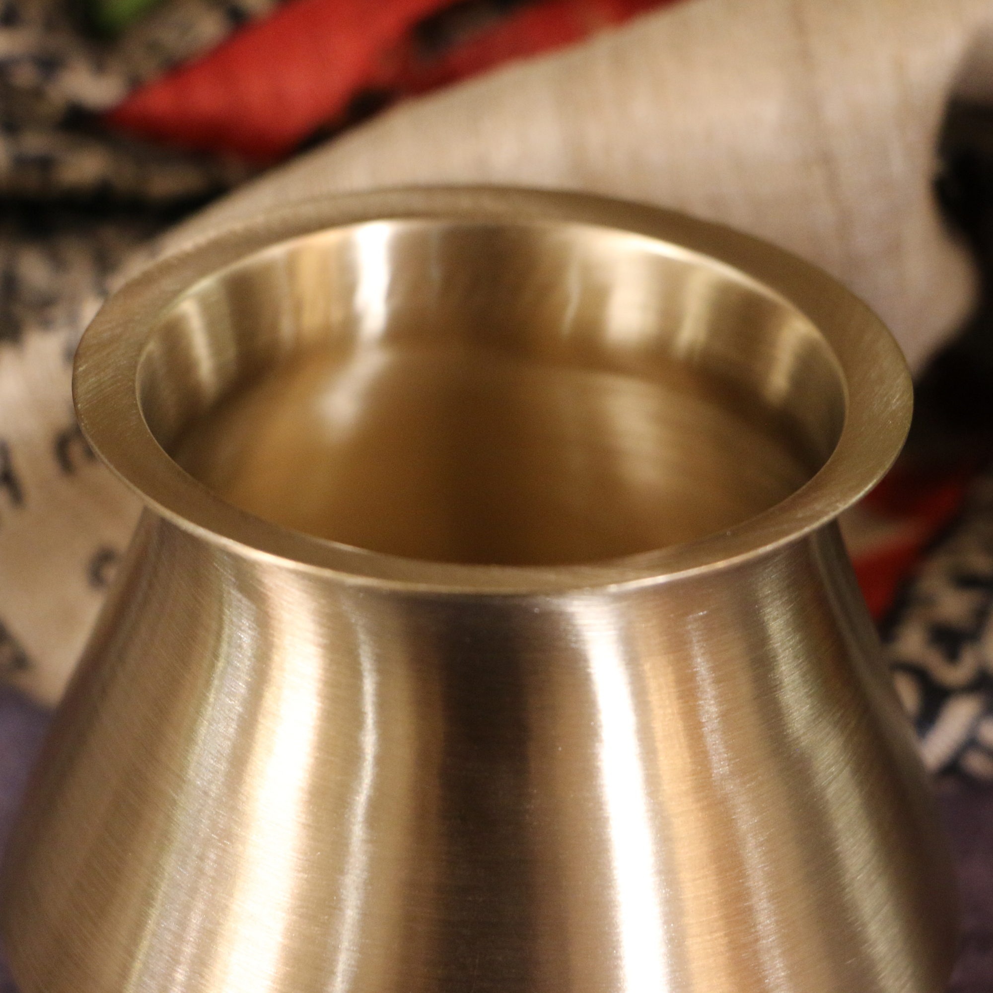 Ambi Heritage Lead Free Kansa Satari Lota — An Heirloom Lota Large 450 ml