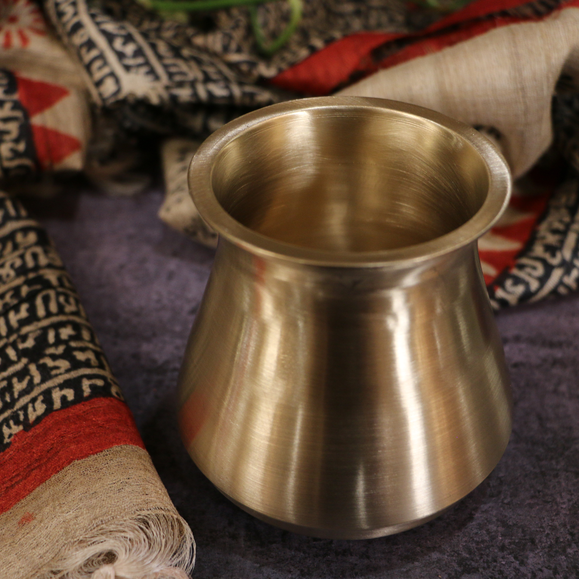 Elegant Satari Pure 100% Lead Free Kansa Water Health Lota  (Big) - 500 ML