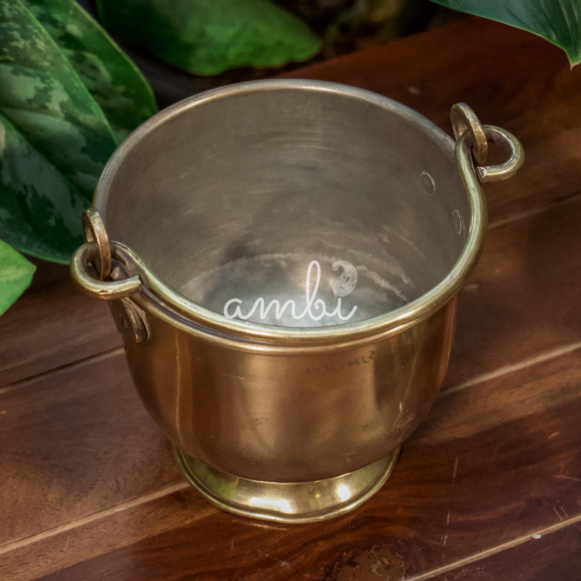 Vintage Brassware Balti / Bucket / Vase - 7.5 Inches