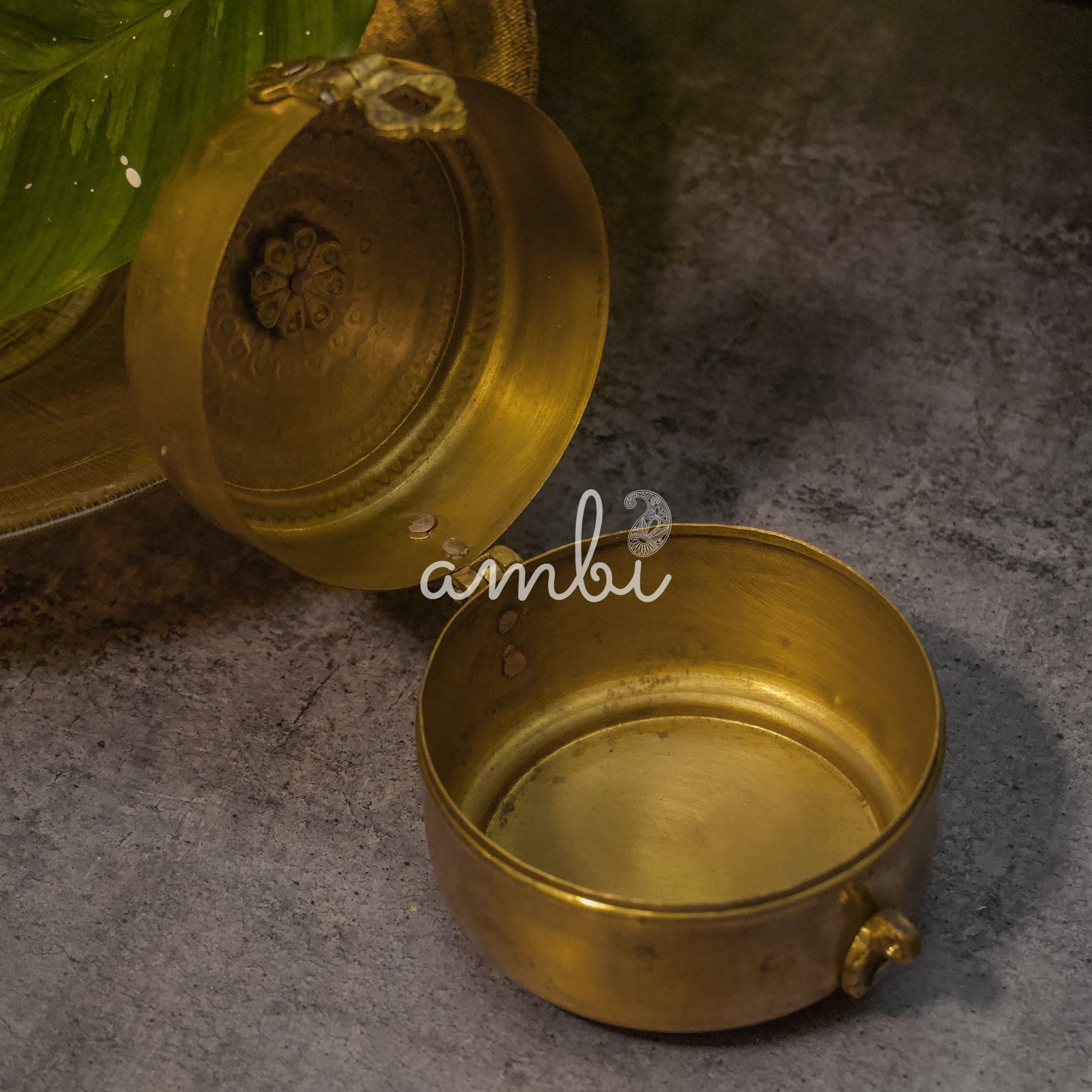 Handcrafted Brass Heritage Charm Brass Box