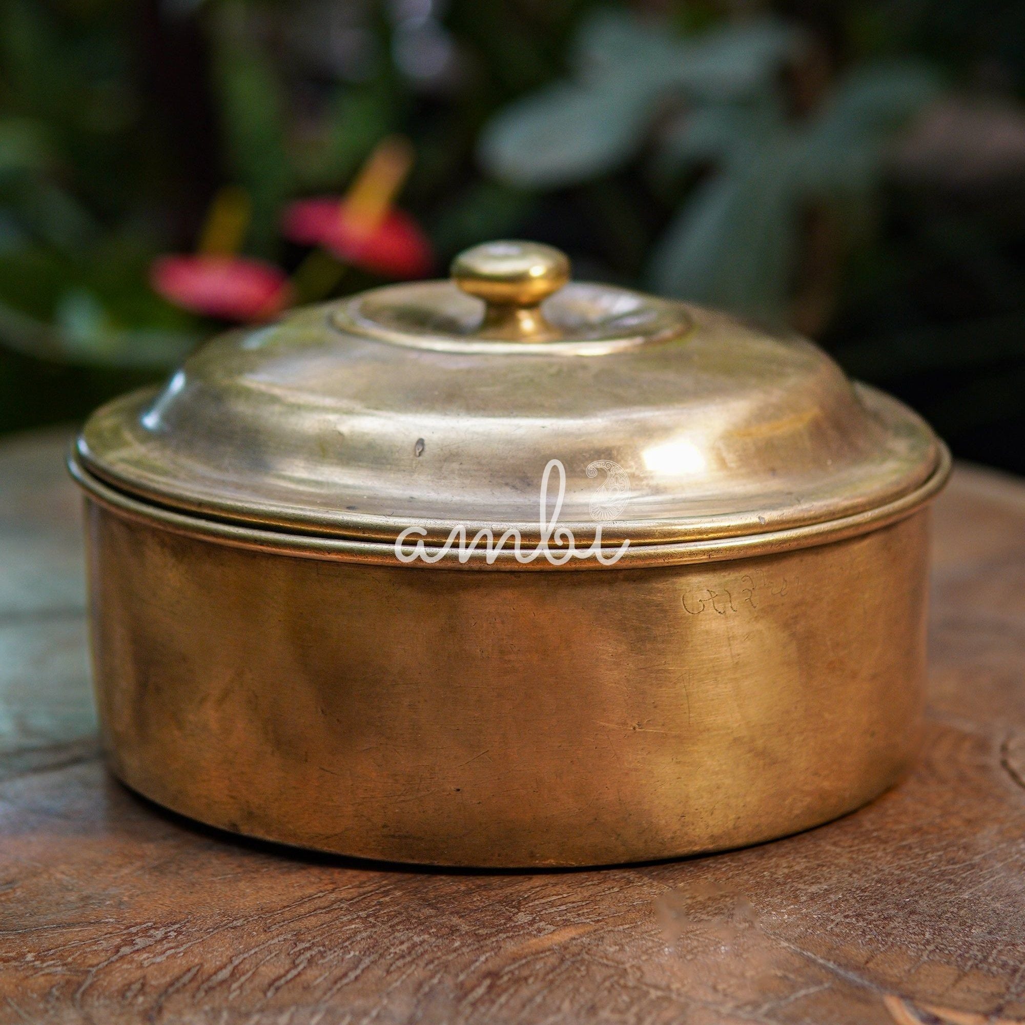 Handcrafted Vintage Artisanal Brass Box