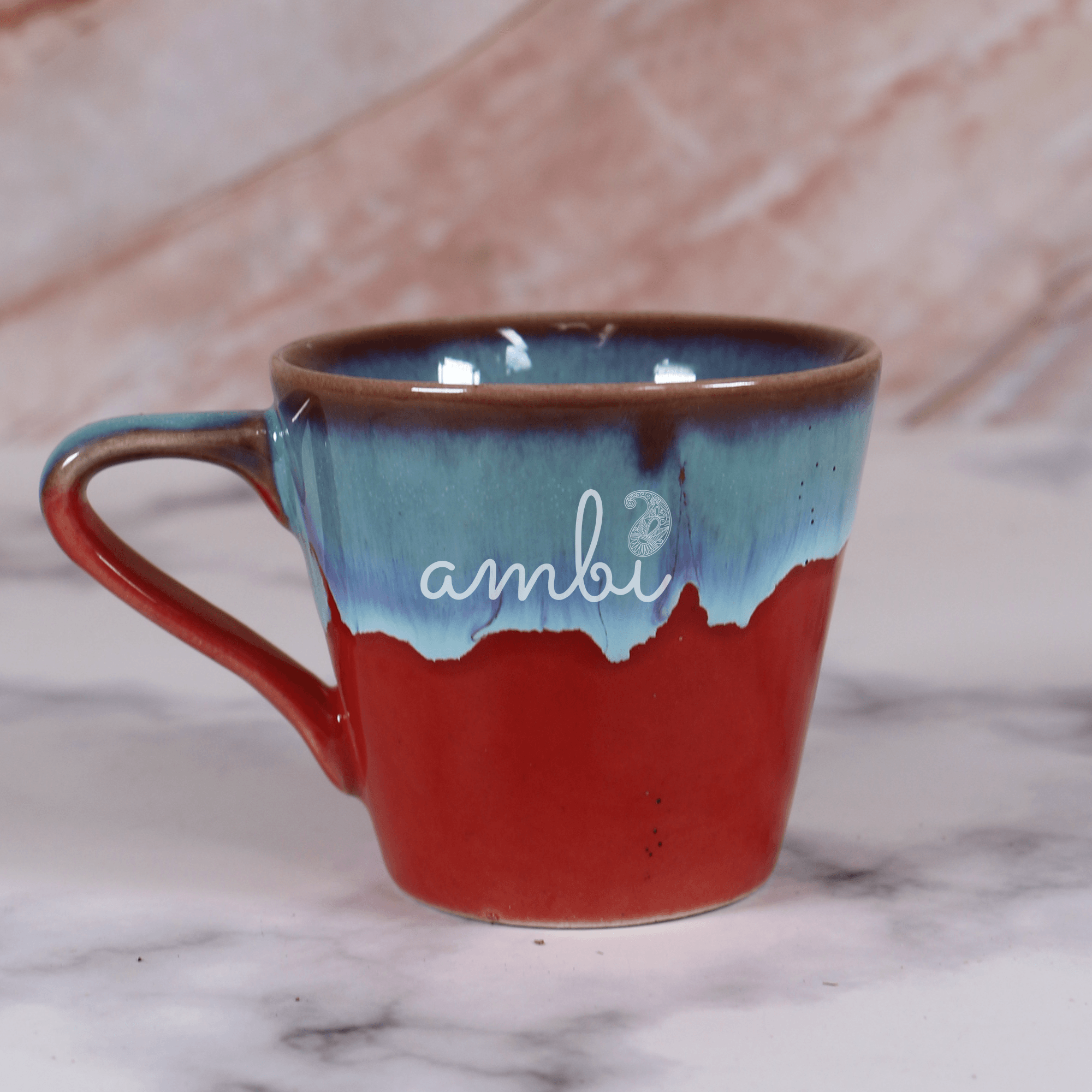 Ambi Pottery Handmade Coffee Cups Set of 4 (150 m each)
