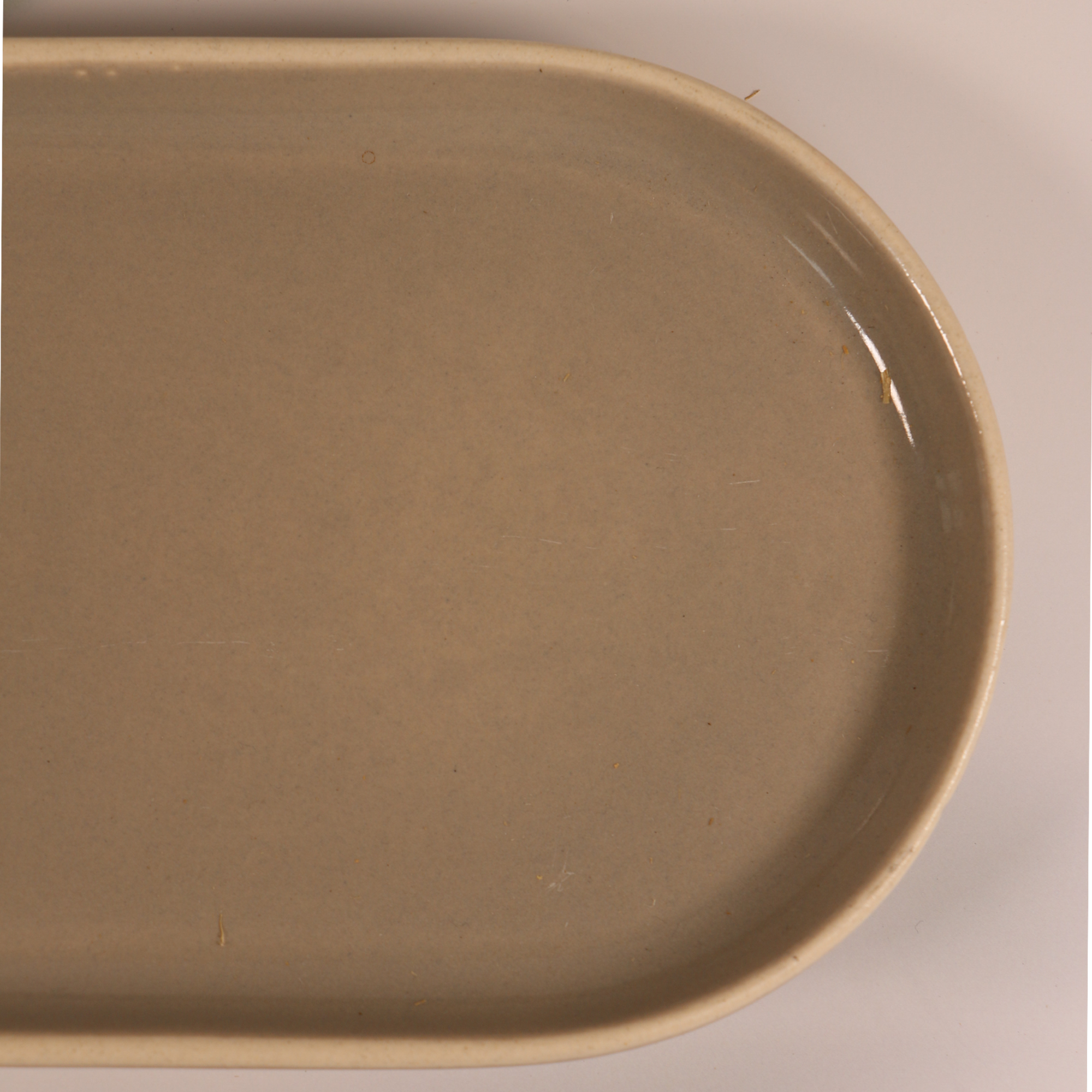 2026 - Ambi Stoneware Beige Sushi Platter 12 inch
