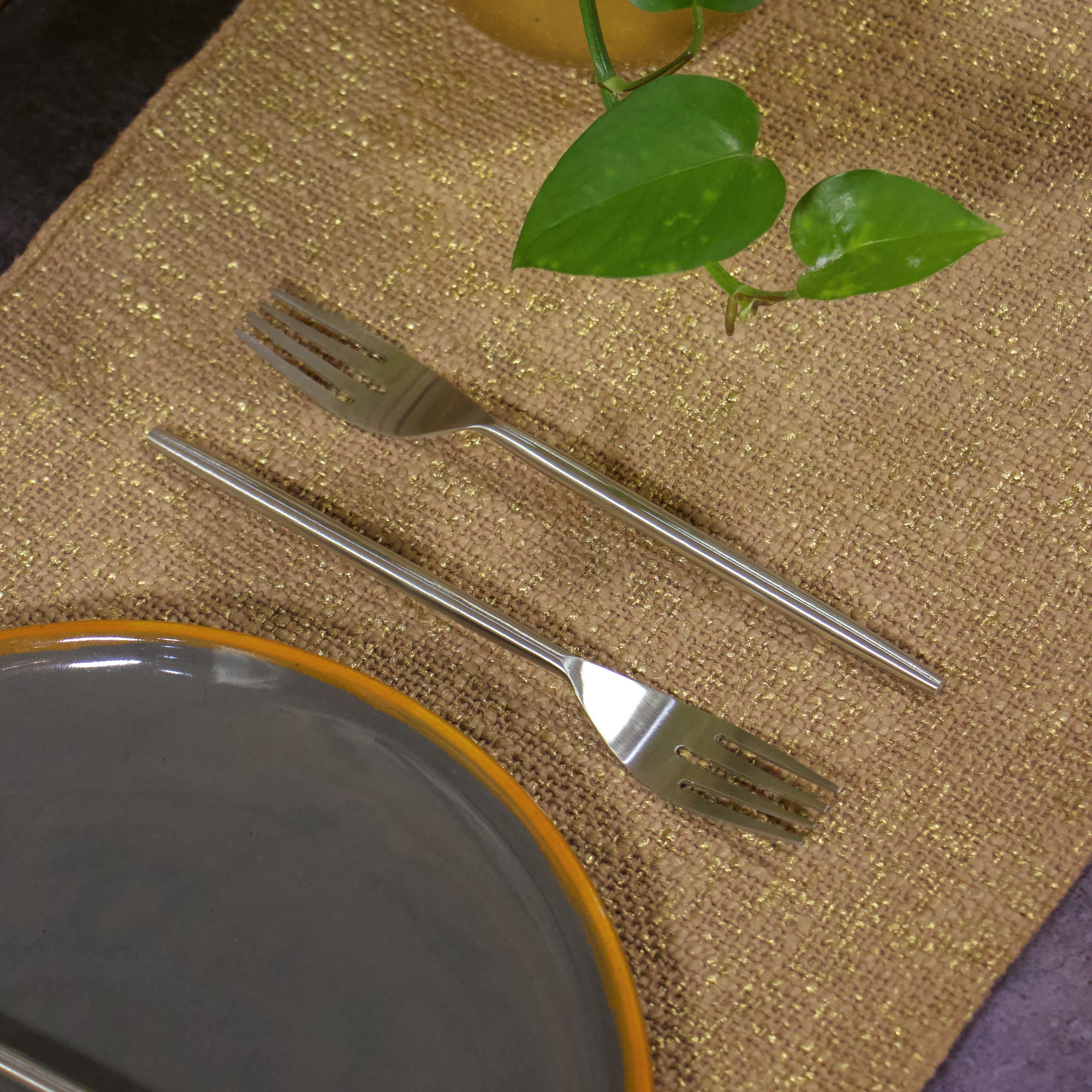 Handcrafted Steel Fork - Matt Finish