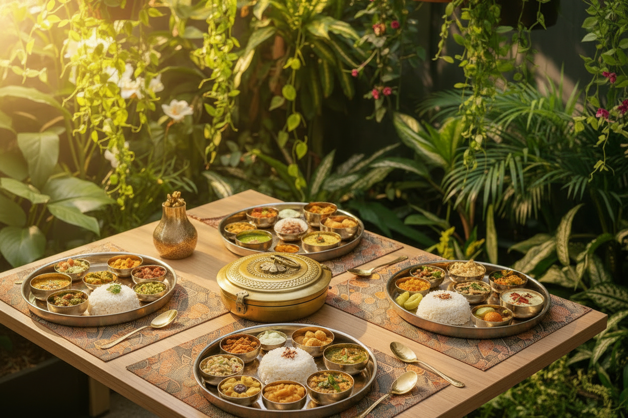 Ambi Pure Brass Roti Box — A Mughal Heritage Experience