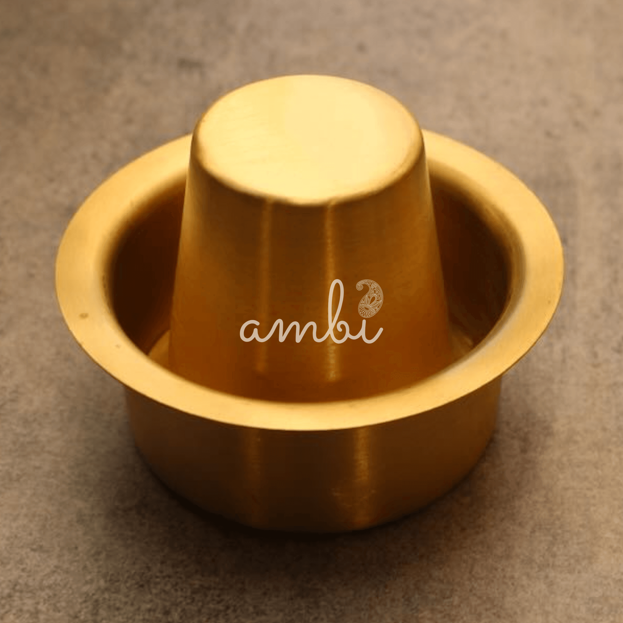 Traditional Brass Filter Coffee Dabara Cup Set