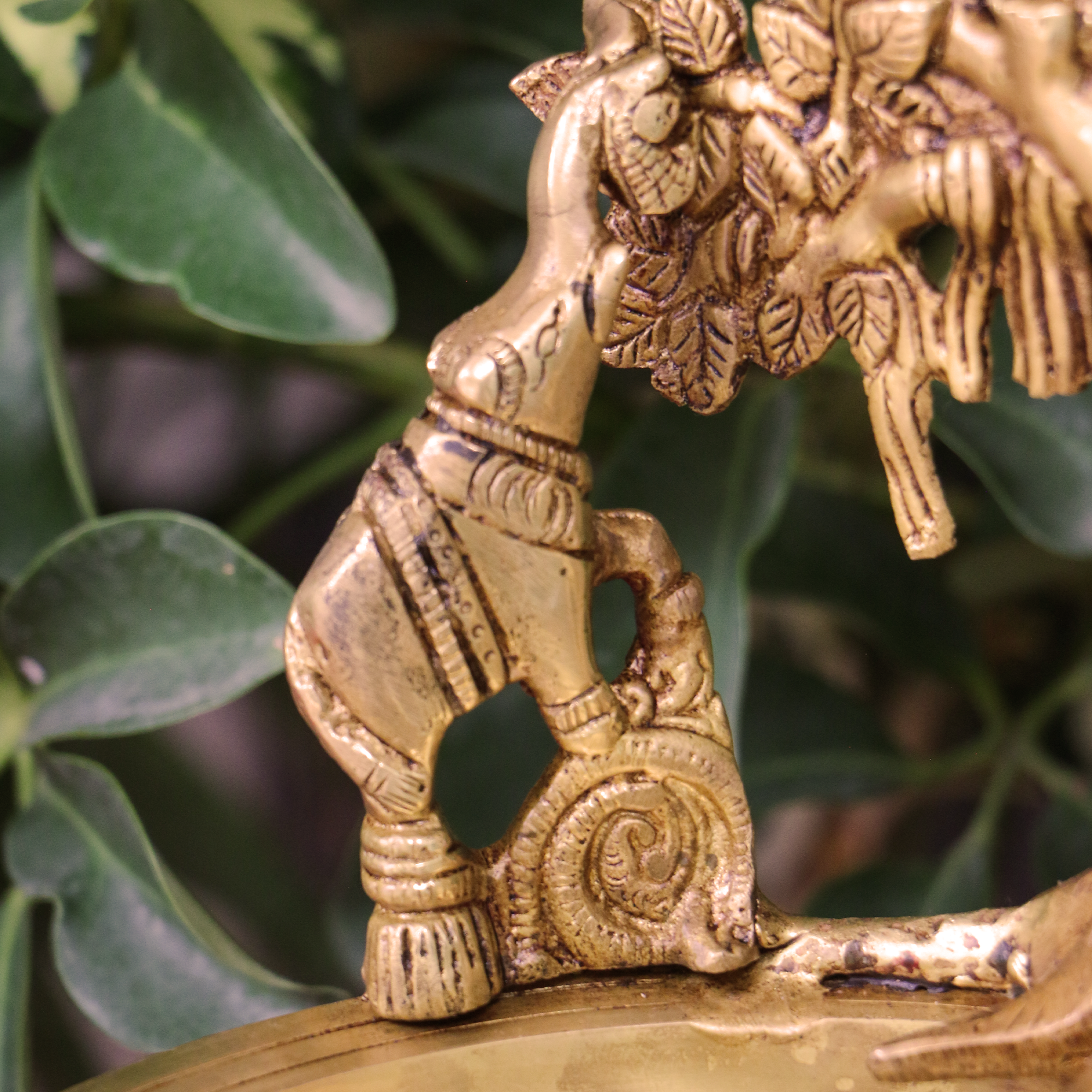 Pure brass Ethnic Traditional Tree of Life Large Urli