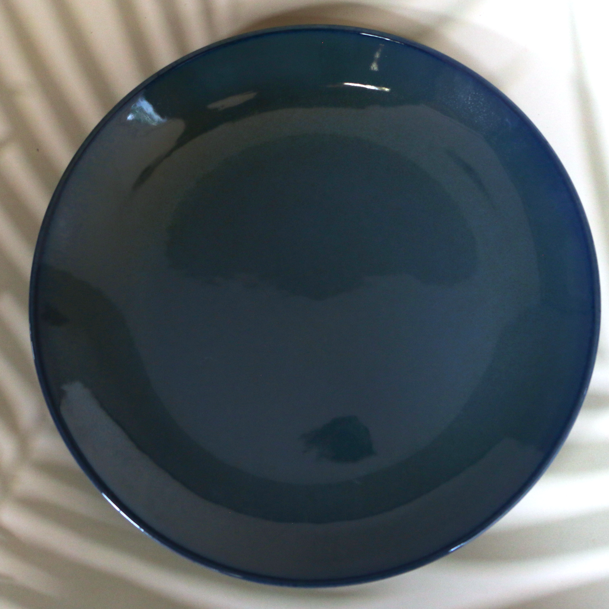2026 - Ambi Ceramic Glazed Deep Blue Dinner Plate 10 inch