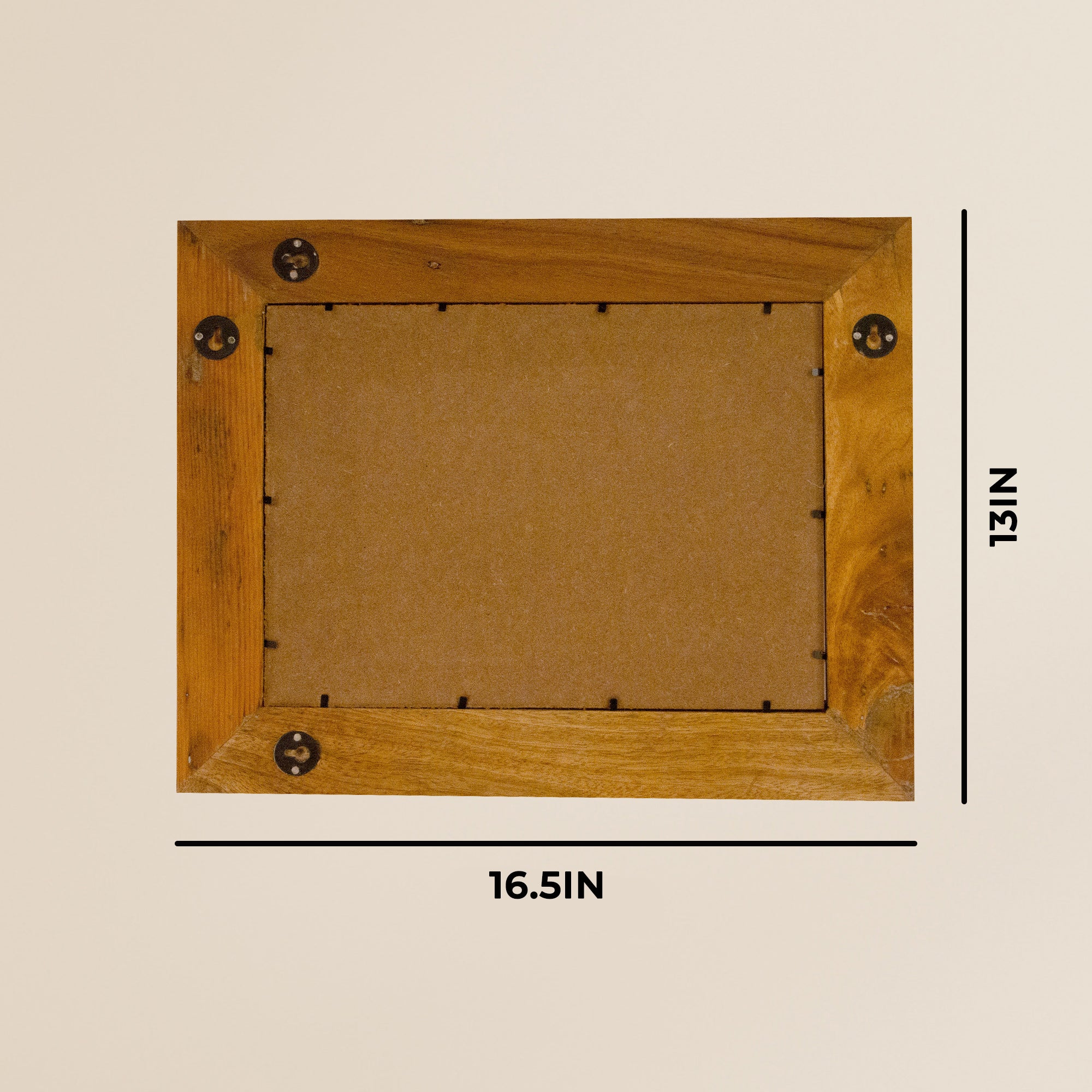 2025 Collection - Vintage Wooden Photo Frame - 13 X 16.5 Inches