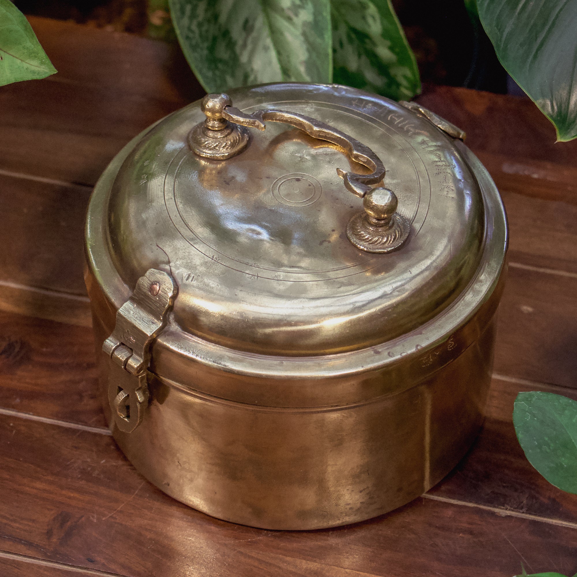 Handcrafted Brass Heritage Storage Brass Box - Large