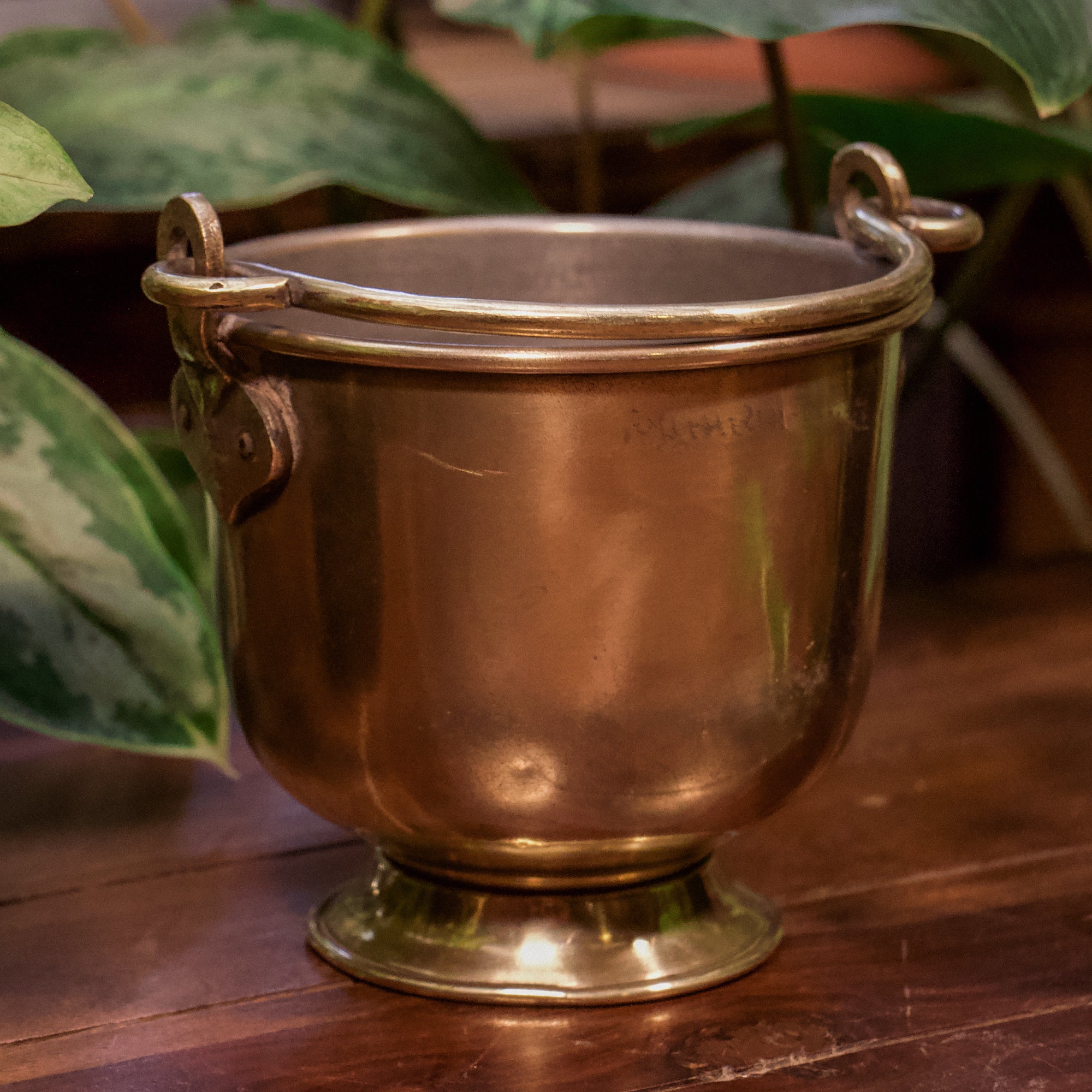 Vintage Brassware Balti / Bucket / Vase - 7.5 Inches