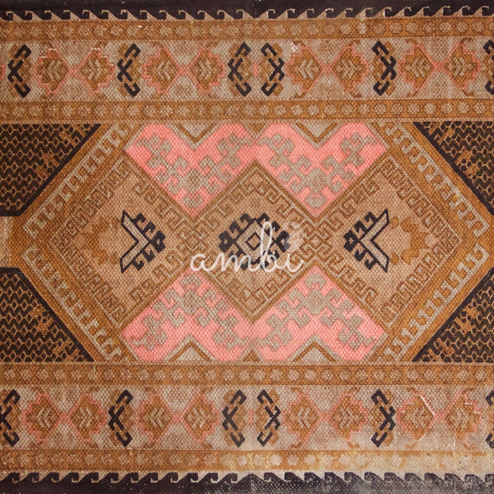 2026 Collection On Sale - Classic Durrie / Bed Side Rug featuring patterns 2 X 8 Ft