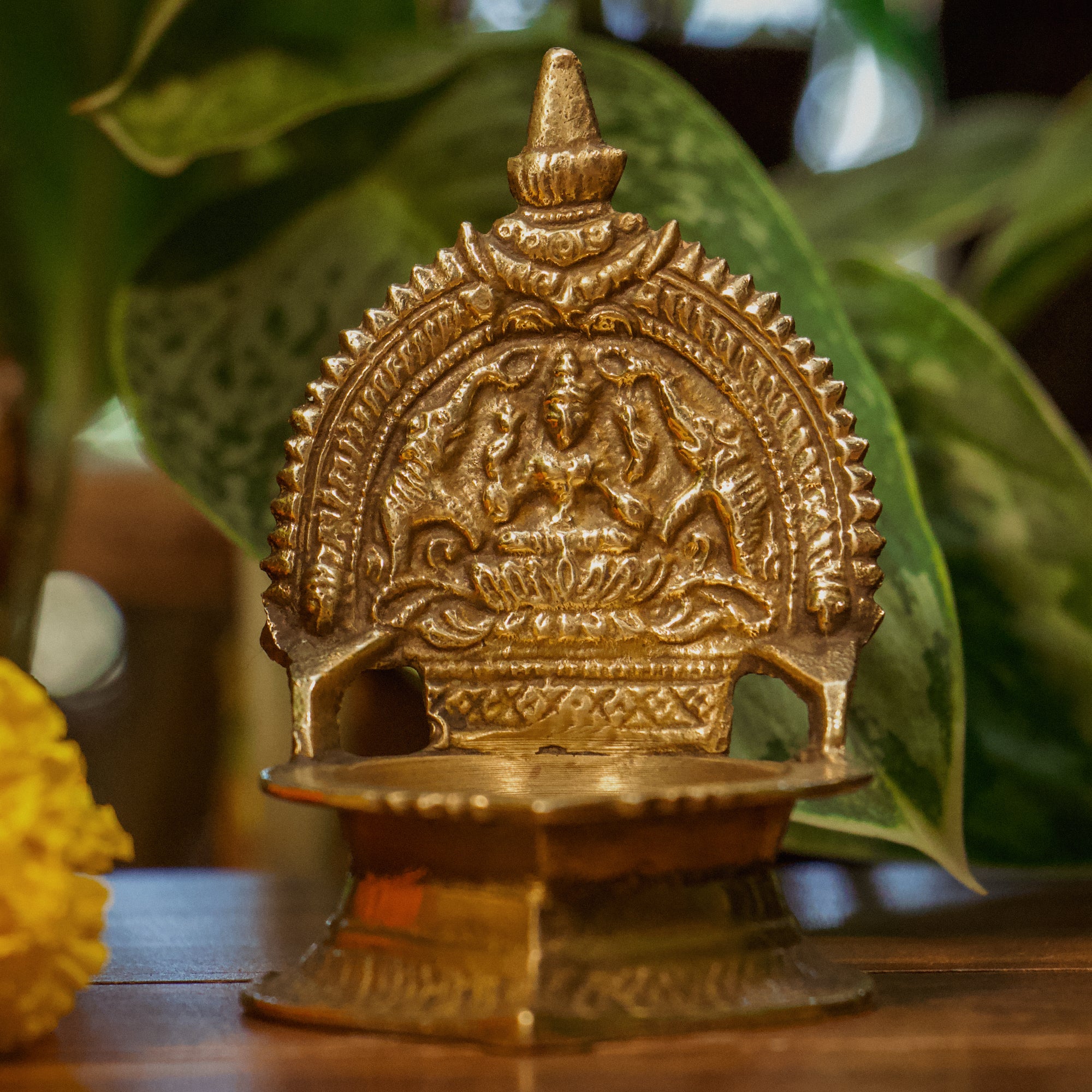 Vintage Brass Oil Lamp Deepak (Diya)