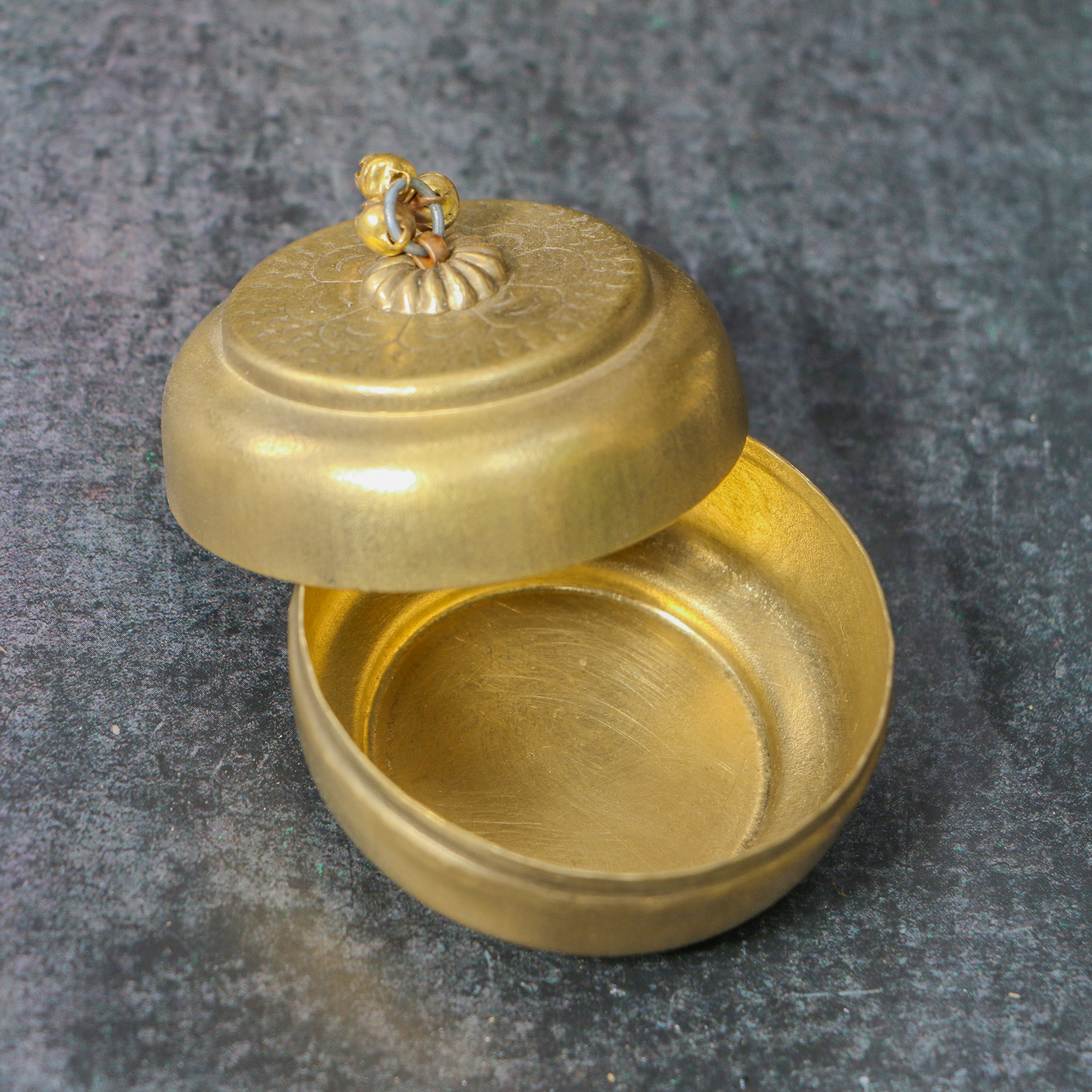 Ambi Brass Vintage Small Trinket Box