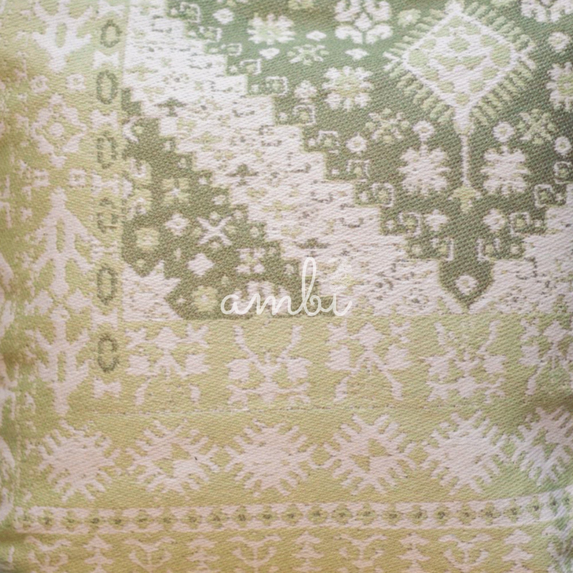 2026 Collection - Handwoven Sage Cushion Cover - Set of 2 - 16 X 16 inches