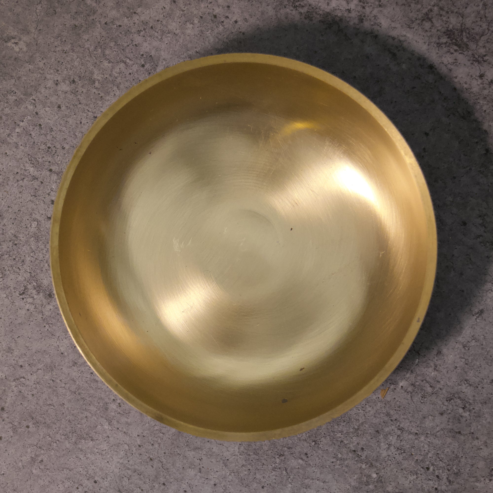 AMBI 100% Pure Lead Free Kansa Small Plate Handcrafted, Durable, Elegant | Dahiwada Plate | Dessert Plate | Puja Plate - 4 Inch