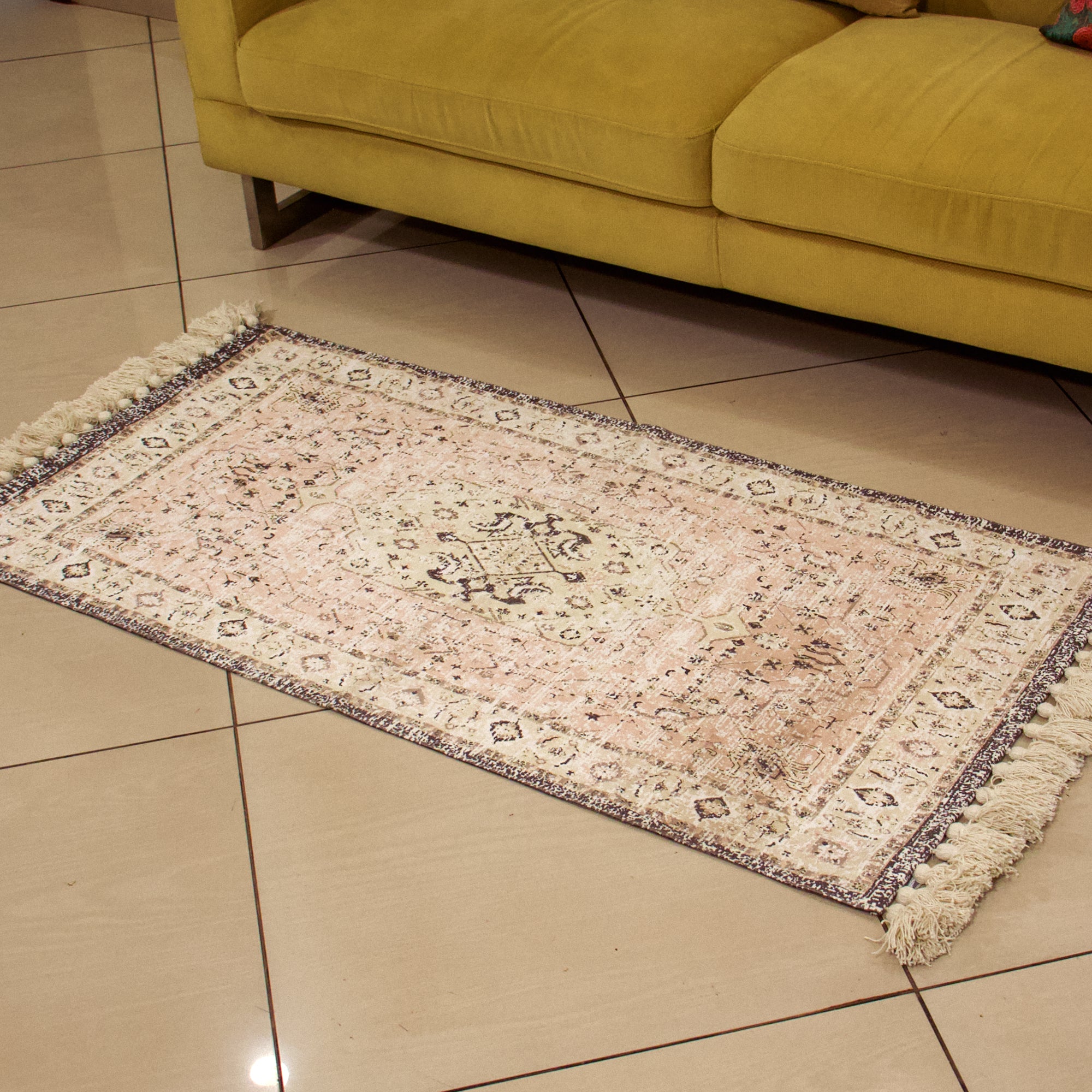 2026 Collection On Sale - Classic Woven Durrie / Bed Side Rug featuring Sophistication 2.5 X 6 Ft