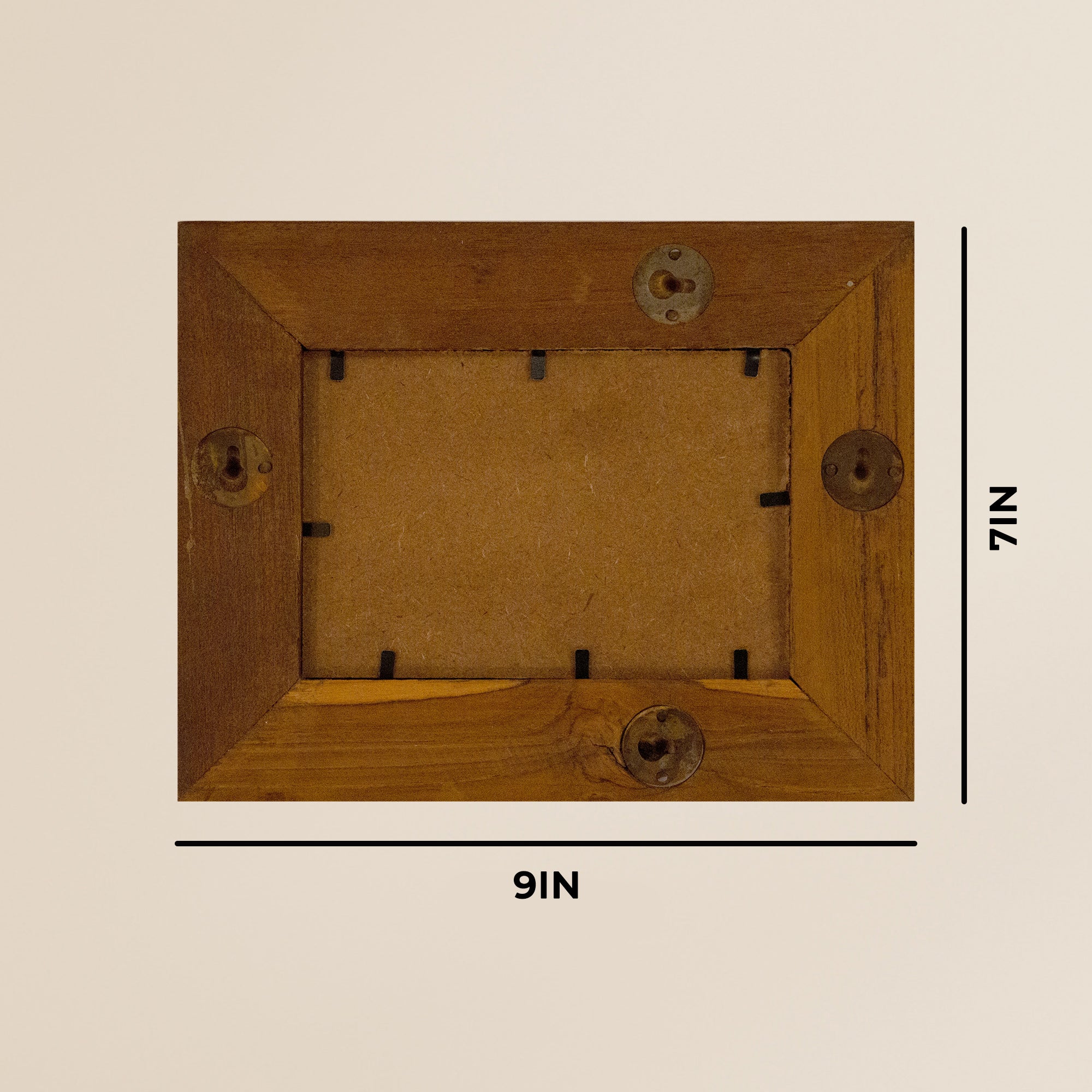 2025 Collection - Vintage Wooden Photo Frame  - 7.5 X 9.5 Inches