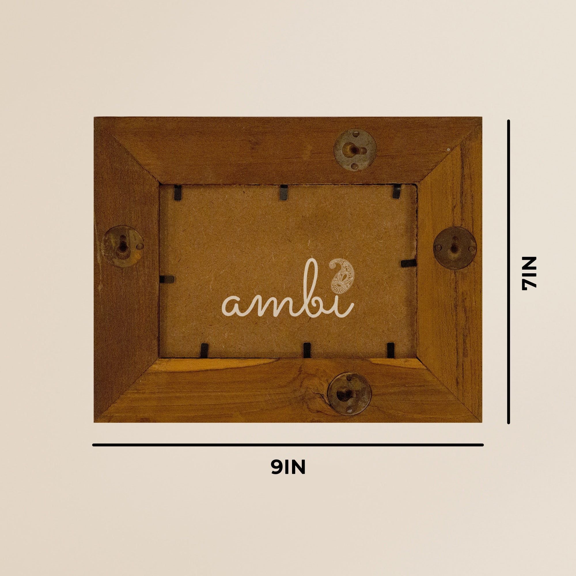 2025 Collection - Vintage Wooden Photo Frame - 7.5 X 9.5 Inches