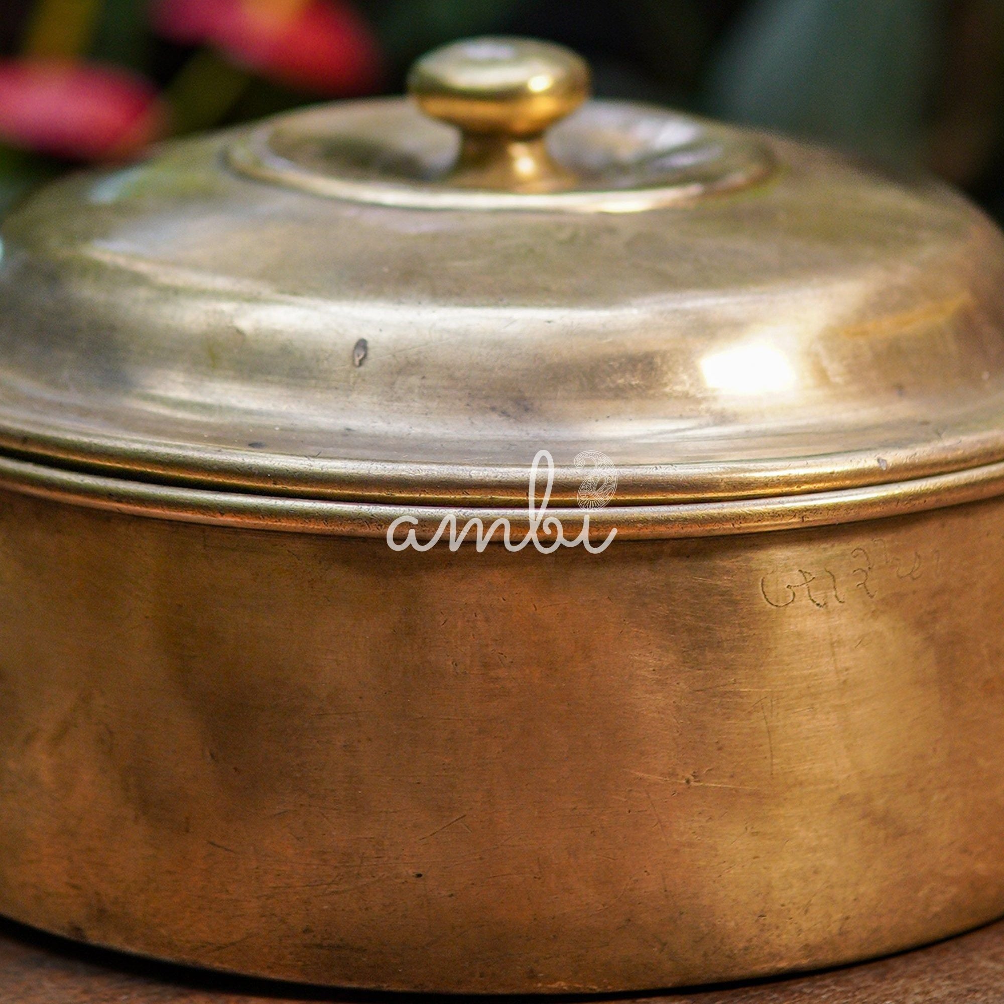 Handcrafted Vintage Artisanal Brass Box