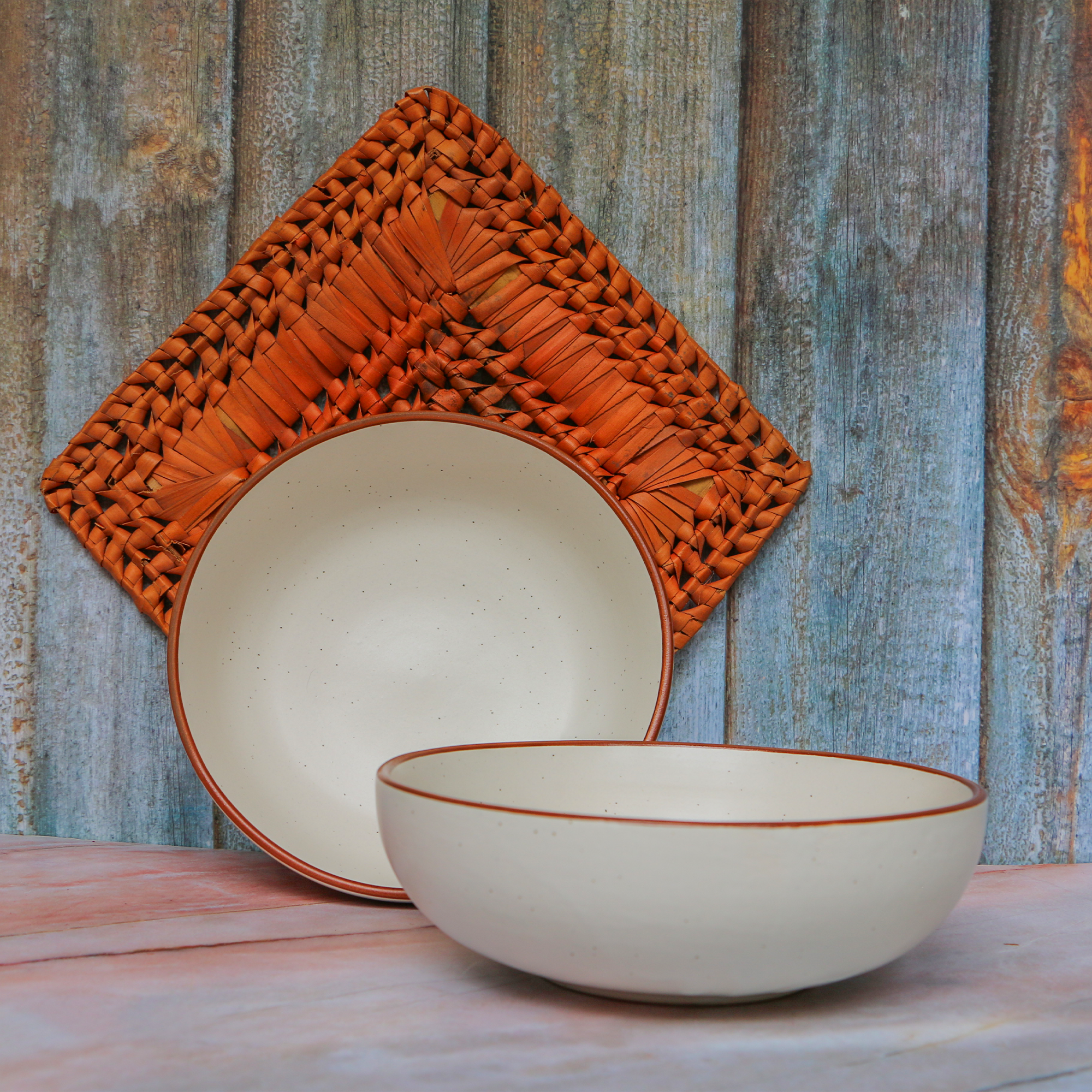 Ambi Stoneware Salad Bowl Set of 2 (7 inch