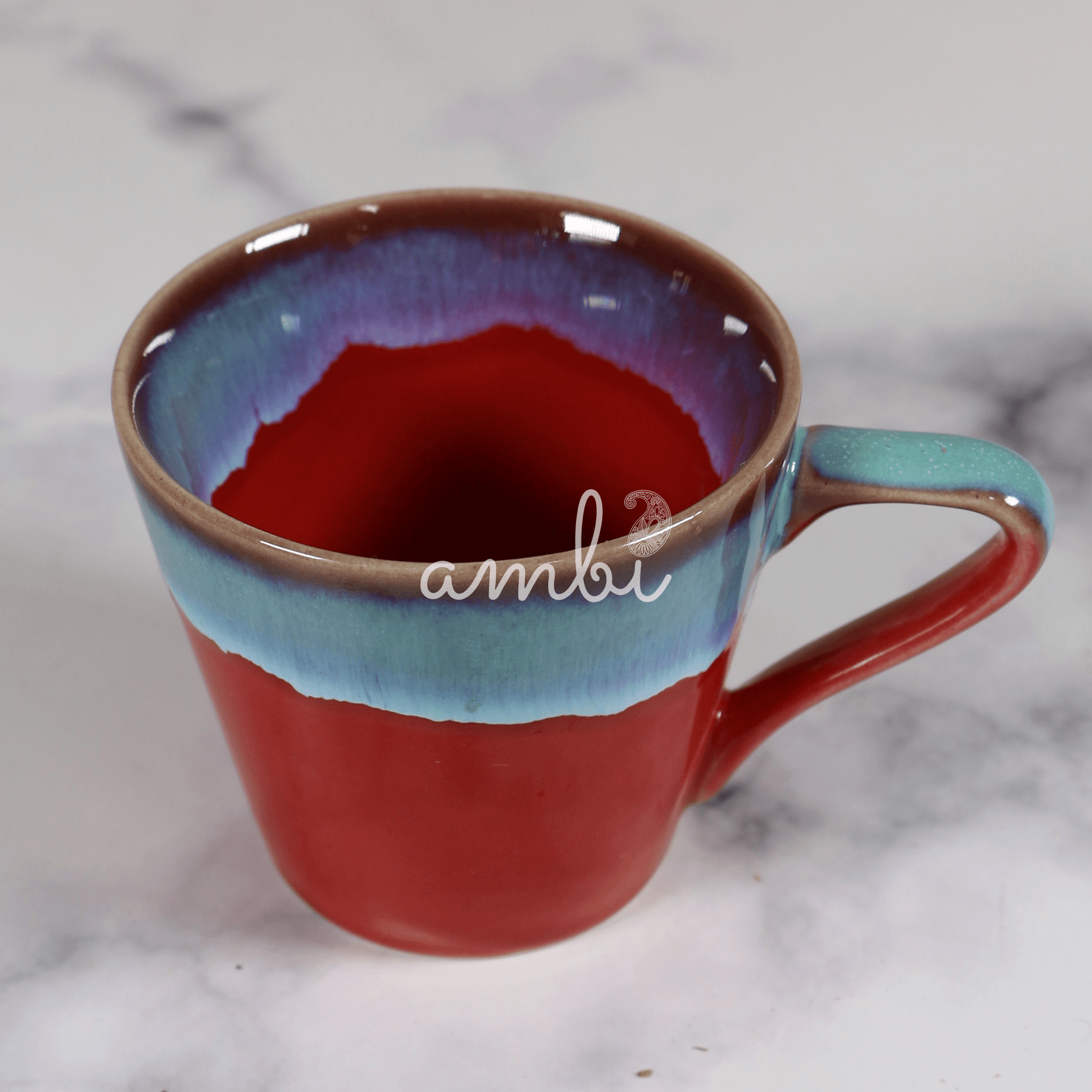Ambi Pottery Handmade Coffee Cups Set of 4 (150 m each)