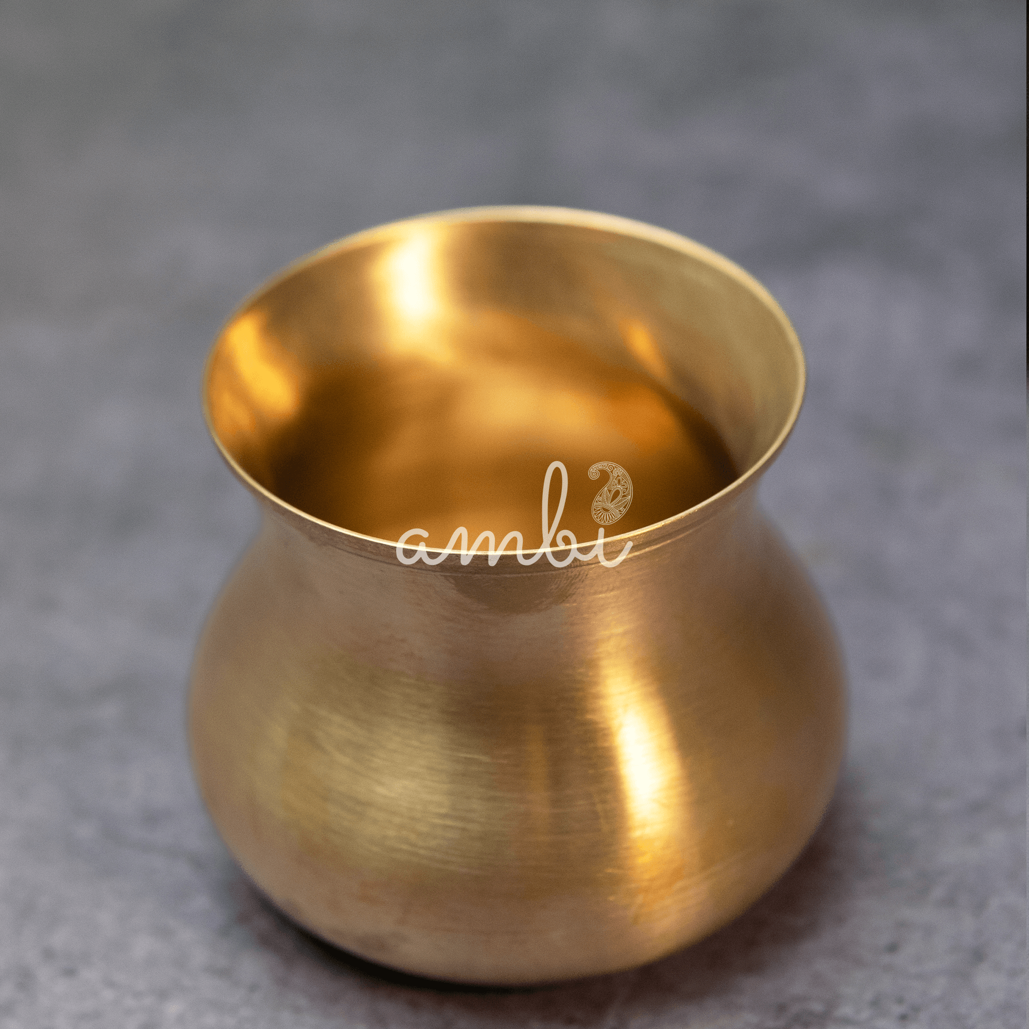 100% Pure and Lead Free Elegant Kansa Lota Small Puja / Suryanamaskar - - 160 ML