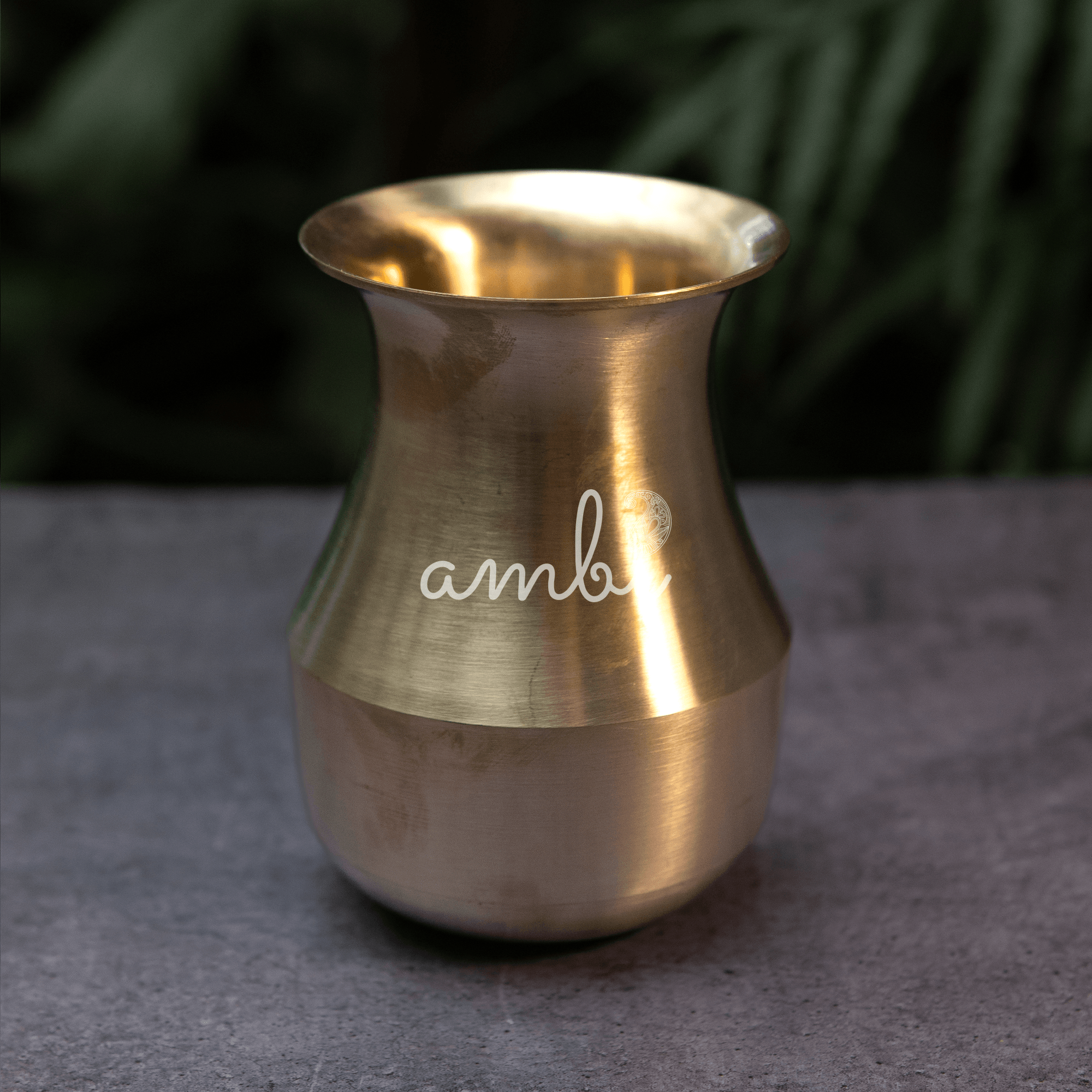 Elegant Traditional Pure 100% Lead Free Kansa Parsi Lota -Tumbler / Glass - 470 ML