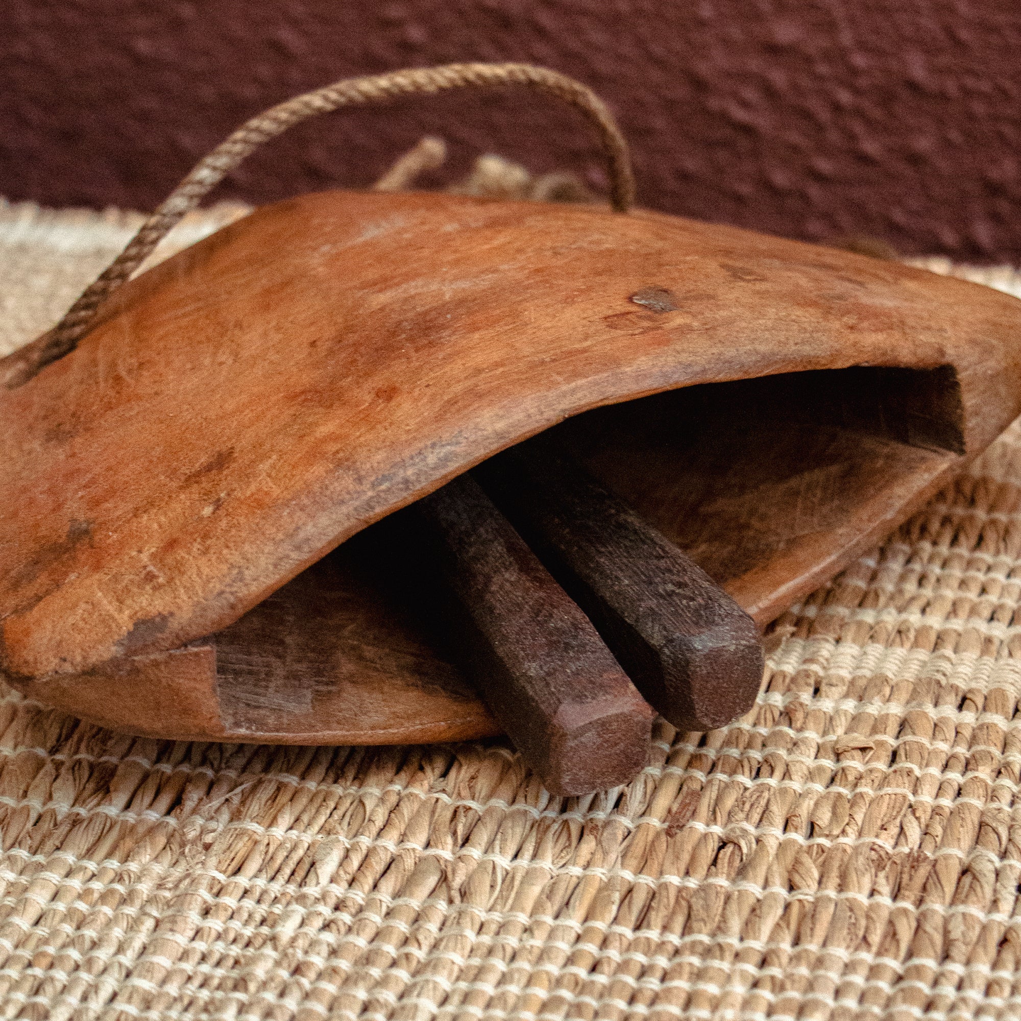 Vintage Wooden Cow Bell