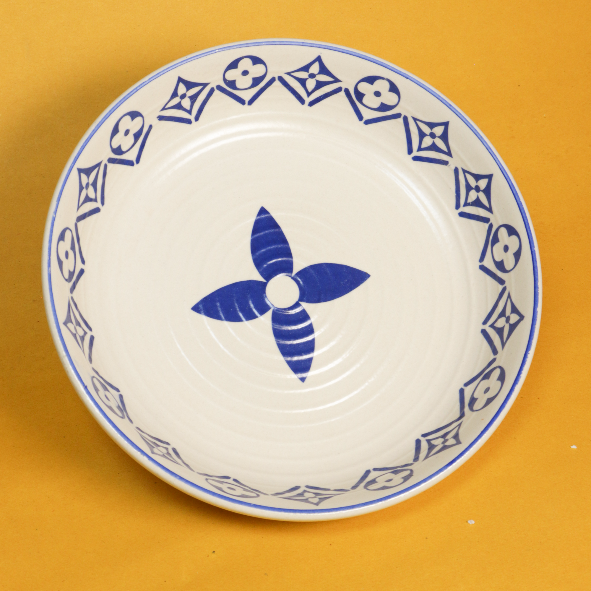 Ambi Stoneware Design Salad Bowl Large - 7.5 Inch