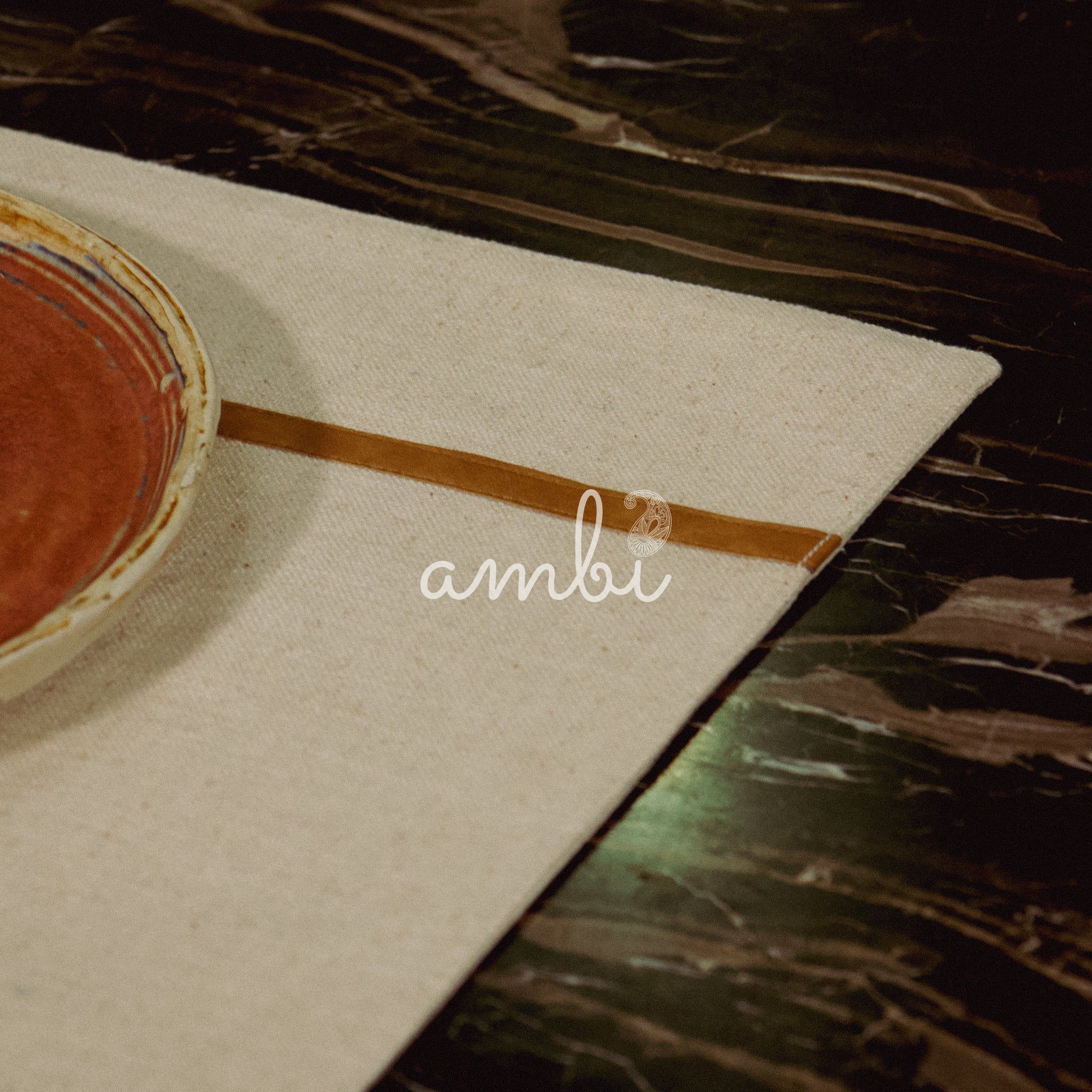 2026 Collection - Linen Table Mat Cross Border (Set of 6)