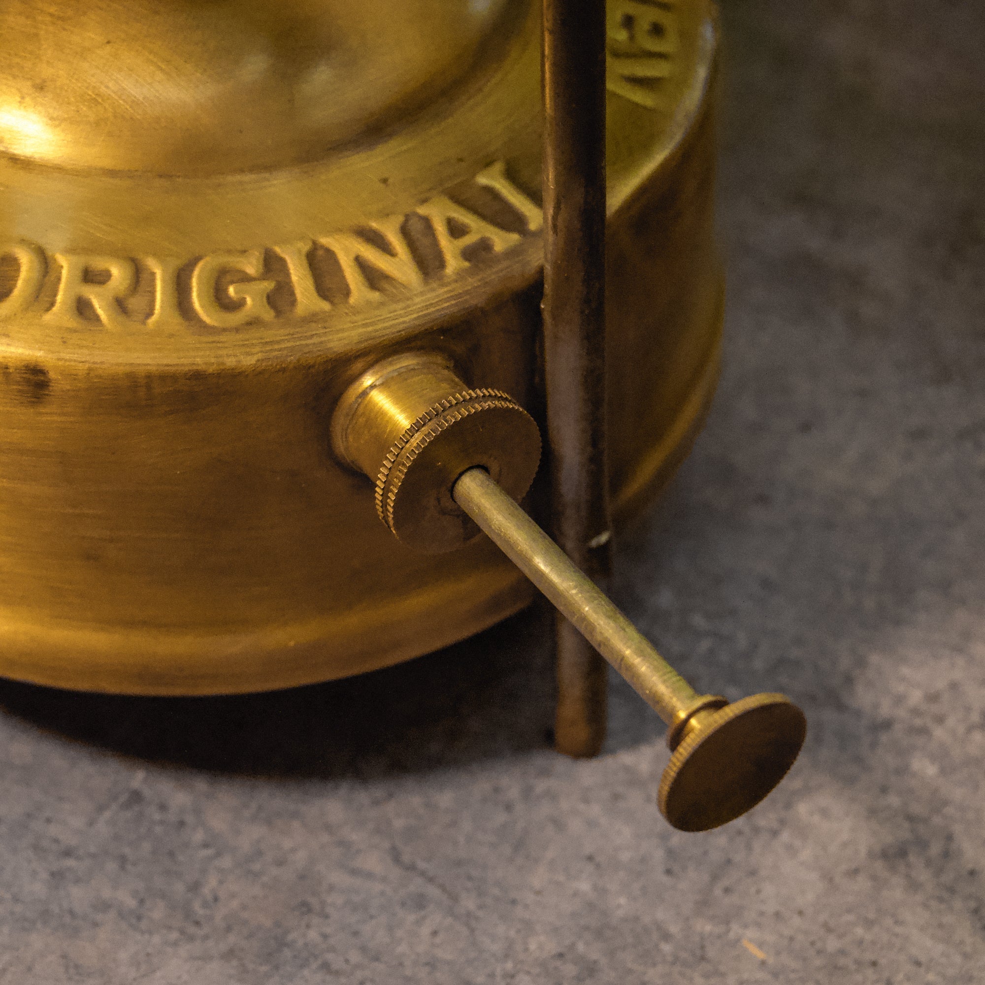 Vintage Brass Culinary Old World Treasure Kerosene Stove - Large - German Make