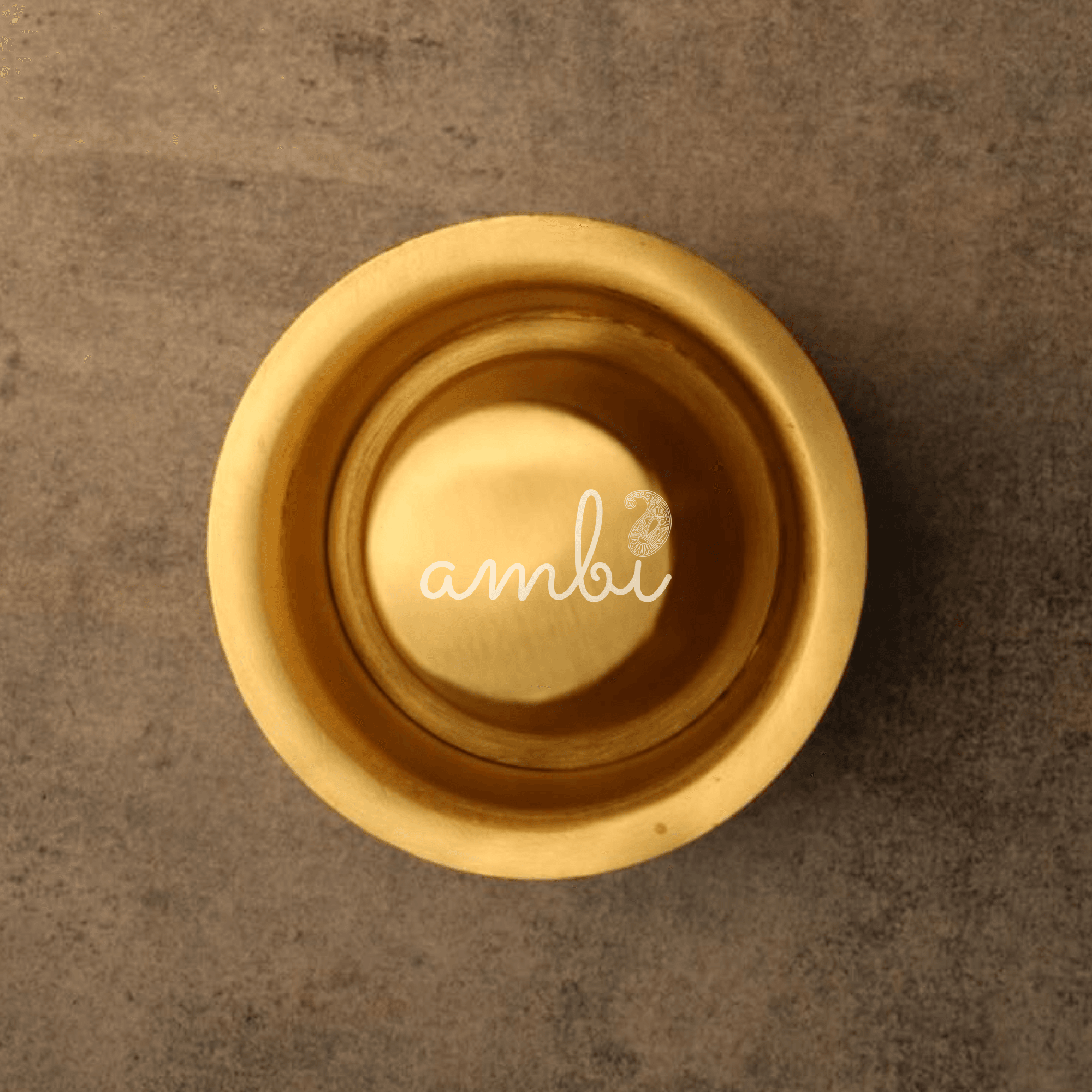 Traditional Brass Filter Coffee Dabara Cup Set