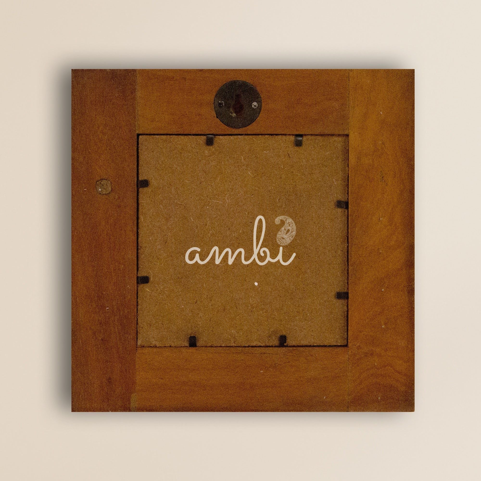 2025 Collection - Vintage Wooden Photo Frame - Square - 8 X 8 Inches