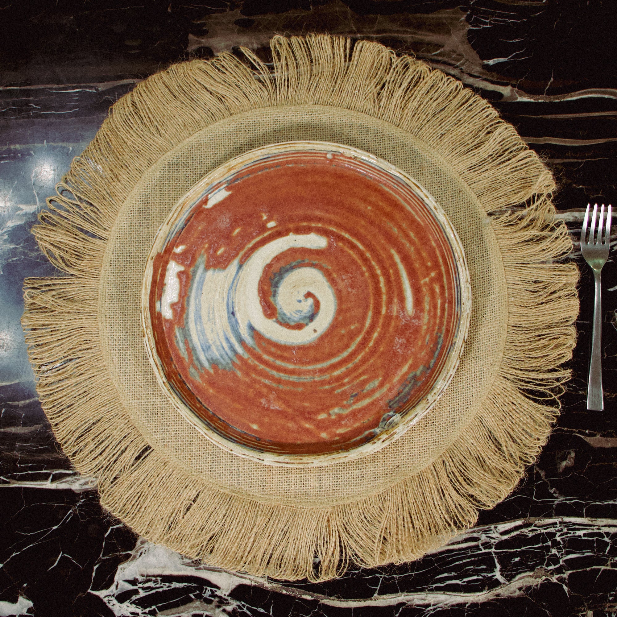 Handmade Jute Table Place Mat (Set of 6)